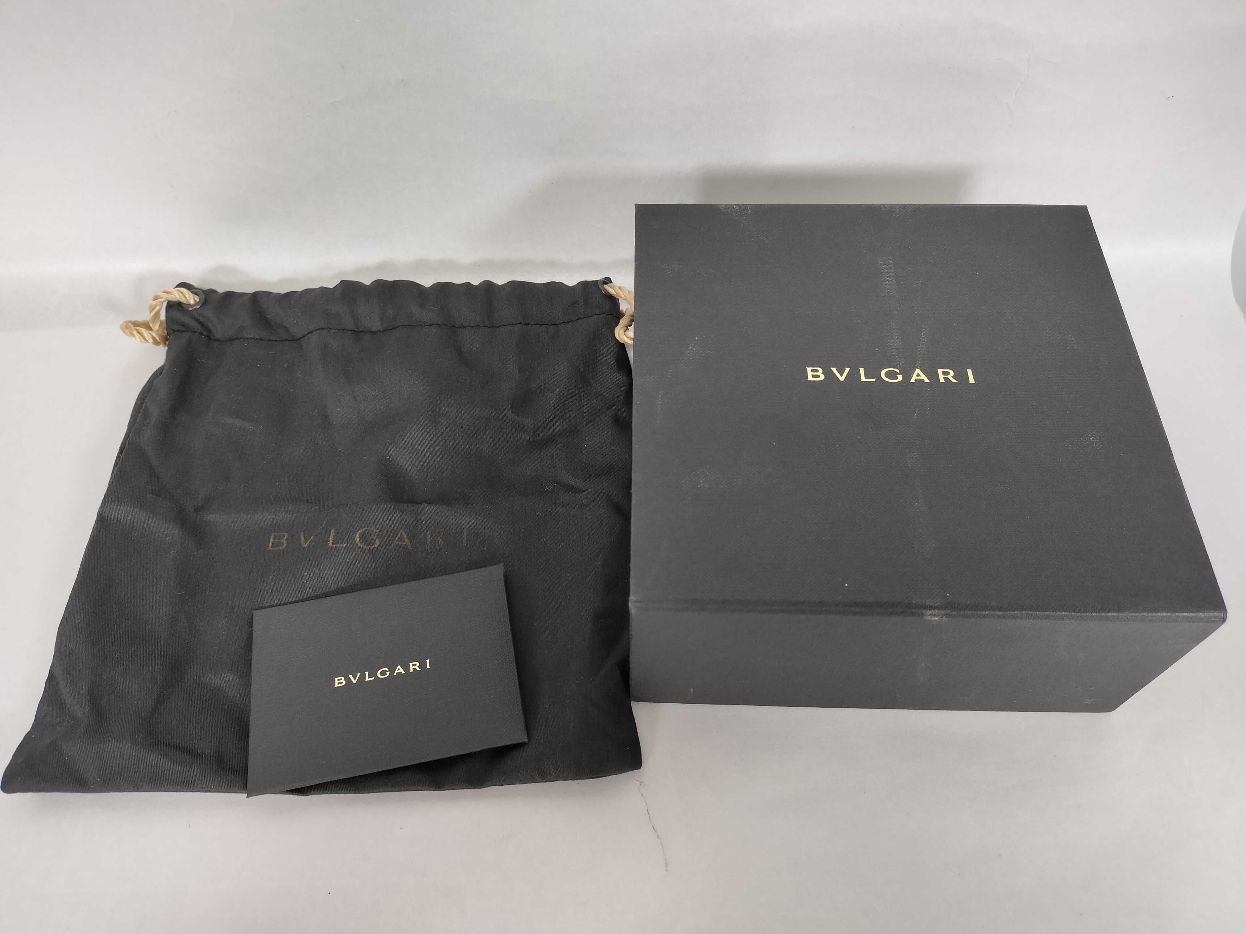 Bulgari Leather Belt with Silver Hardware, Size 110 — view 9