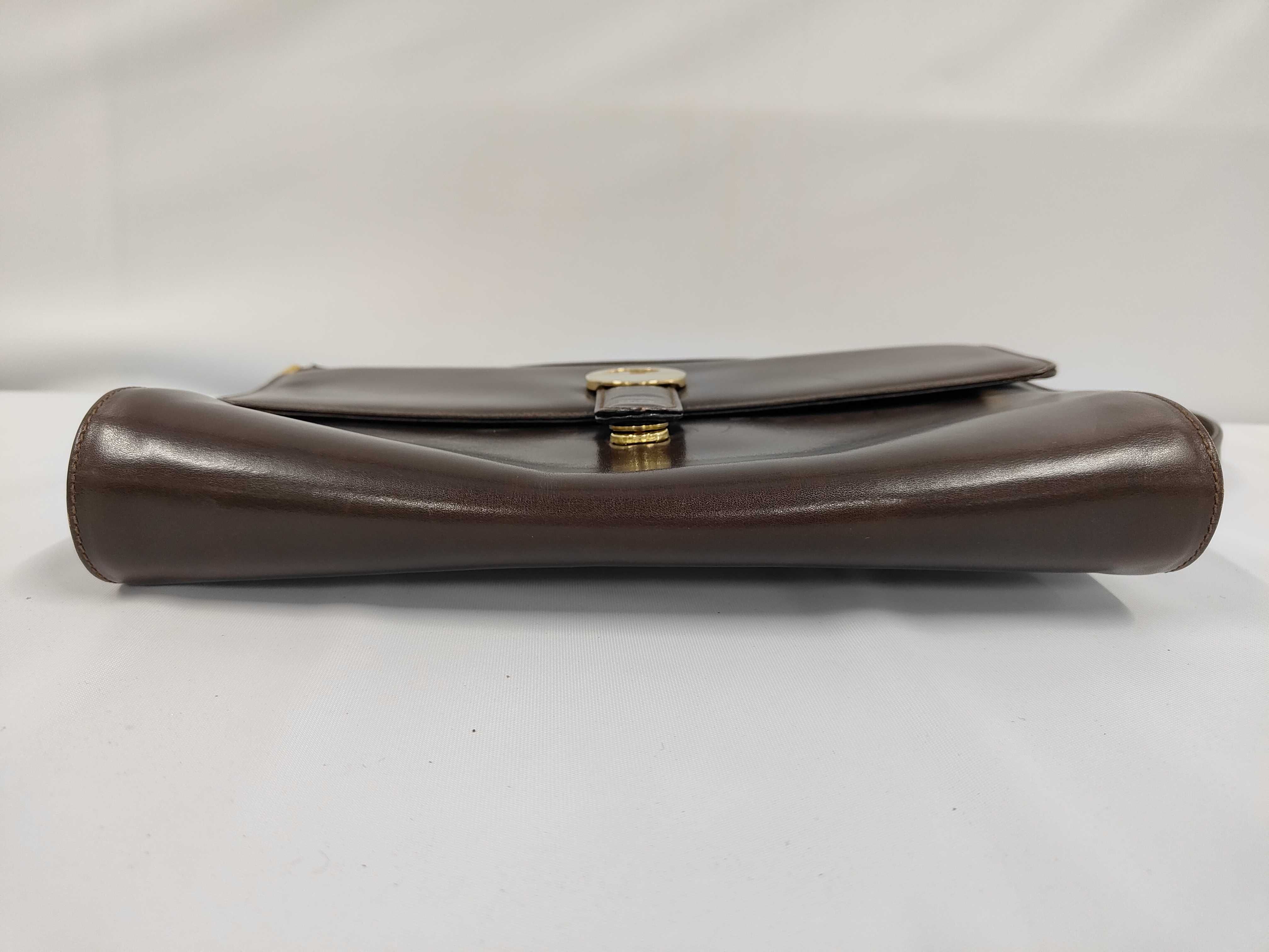 Old Gucci Interlocking Brown Vintage Shoulder Bag - Shoulder Bag — view 3