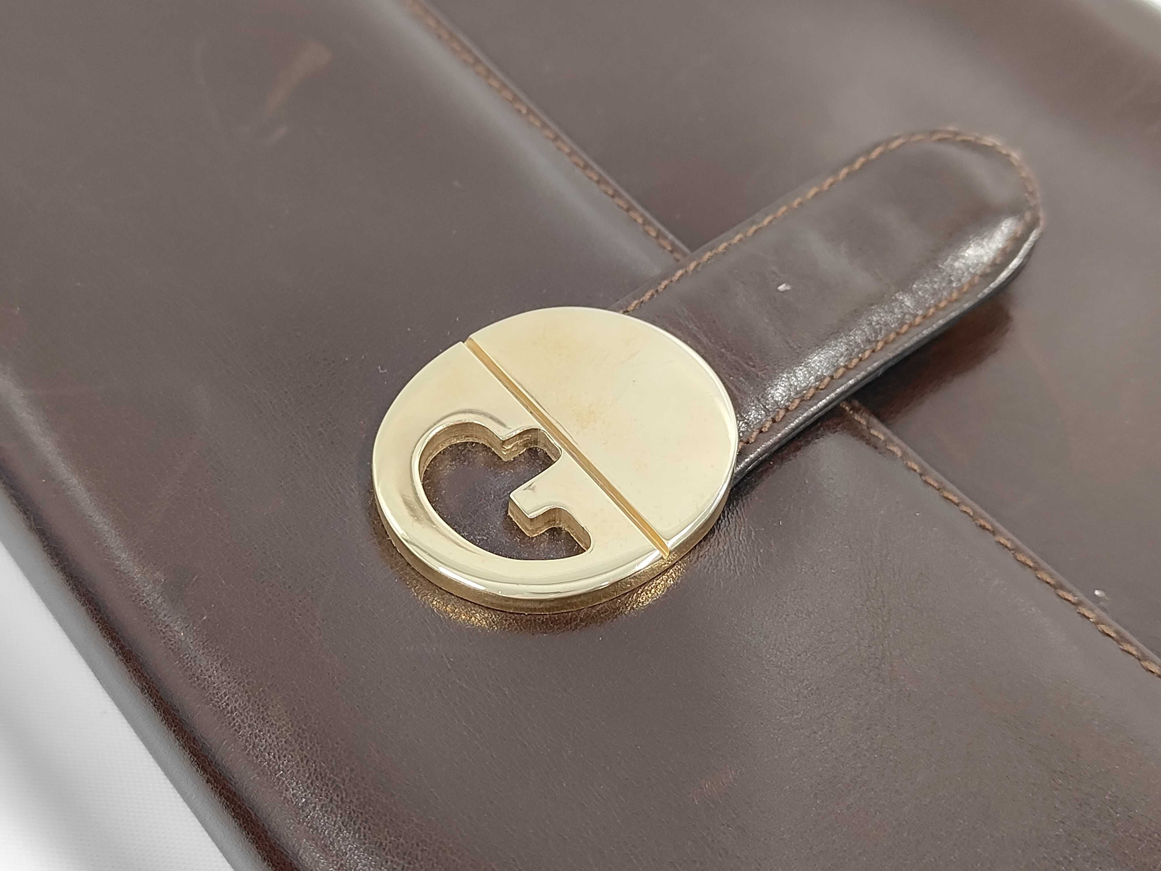 Old Gucci Interlocking Brown Vintage Shoulder Bag - Shoulder Bag — view 7