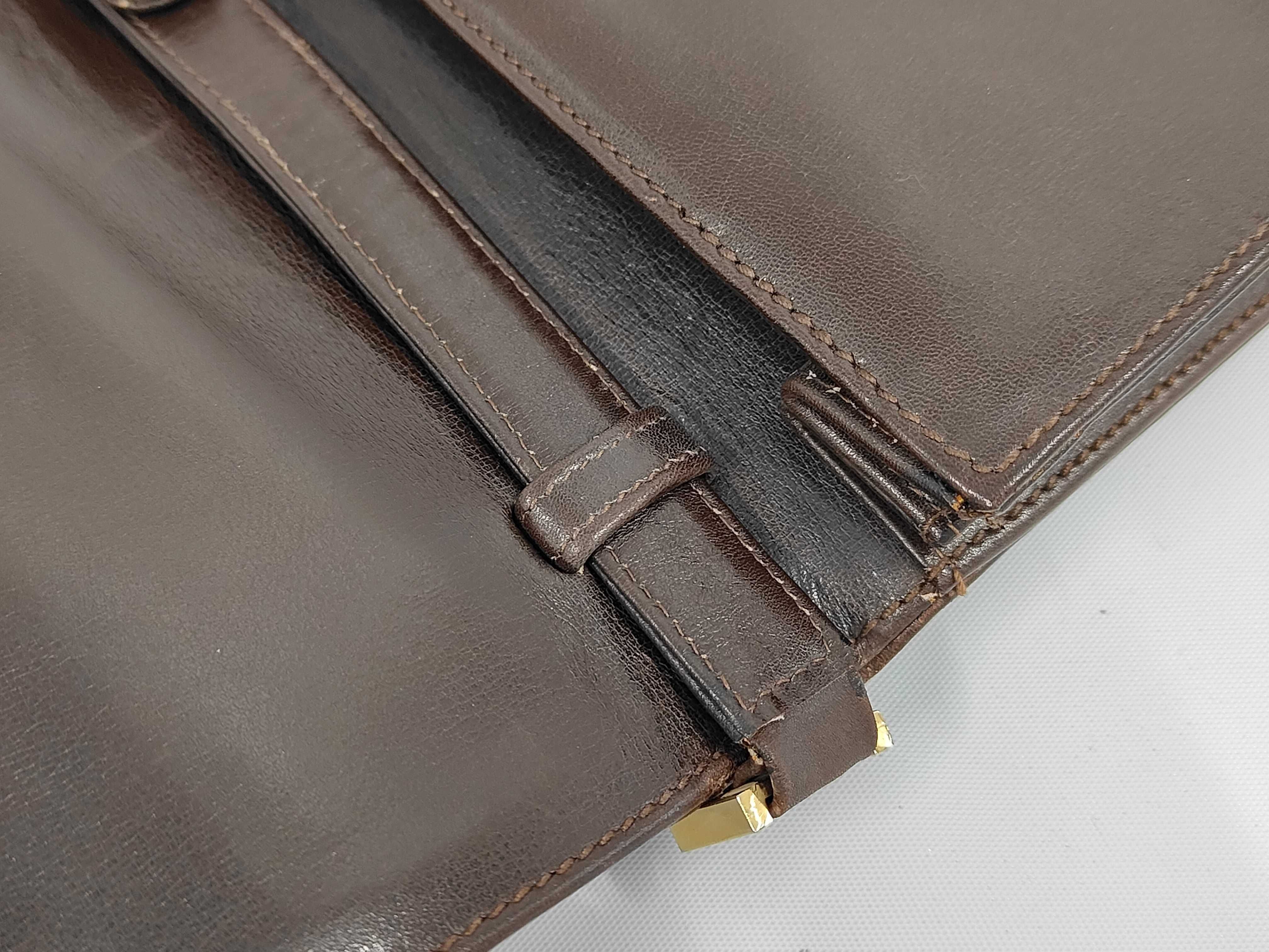 Old Gucci Interlocking Brown Vintage Shoulder Bag - Shoulder Bag — view 9