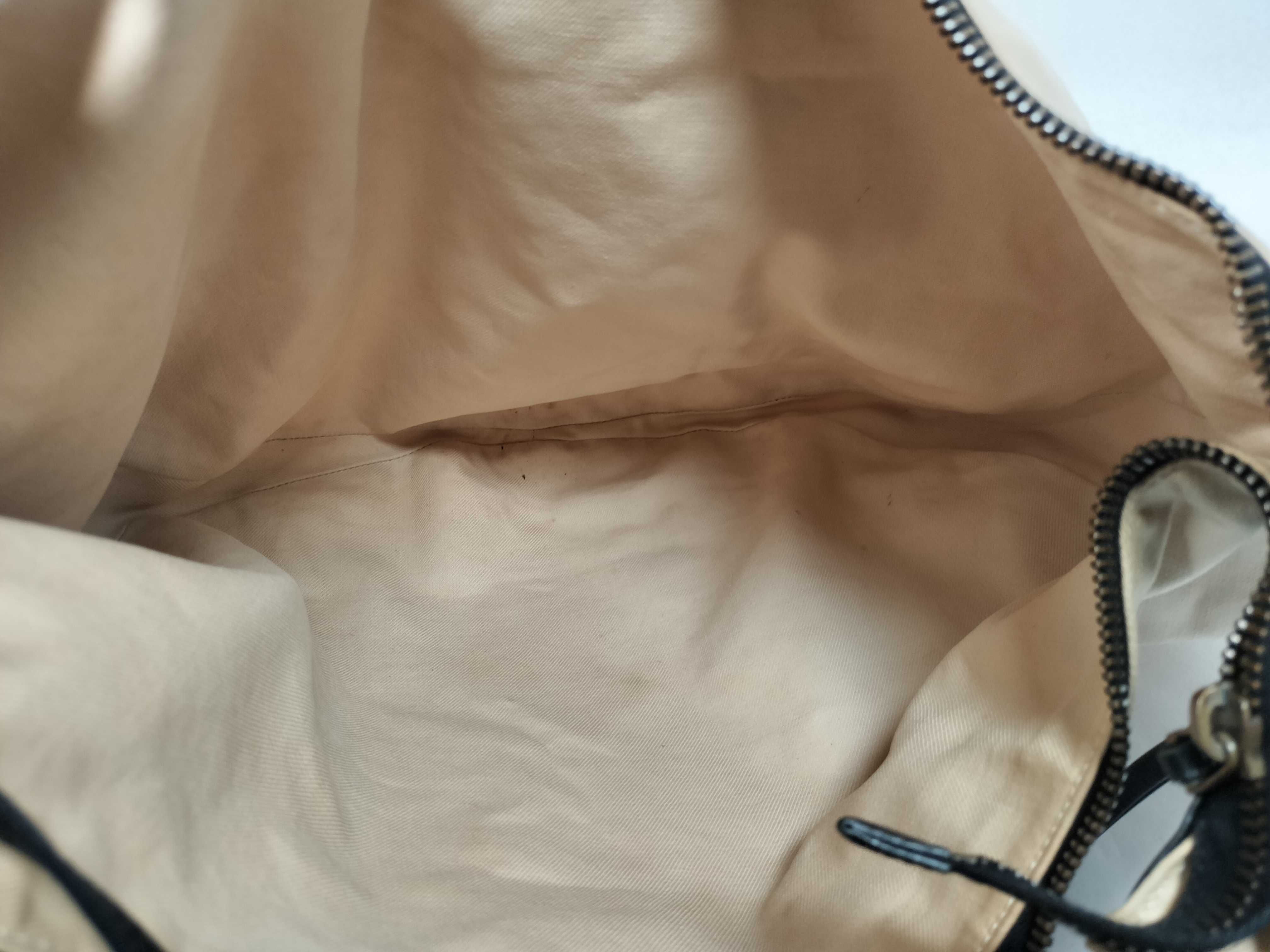 95332 Shoulder Bag, Beige Canvas — view 11