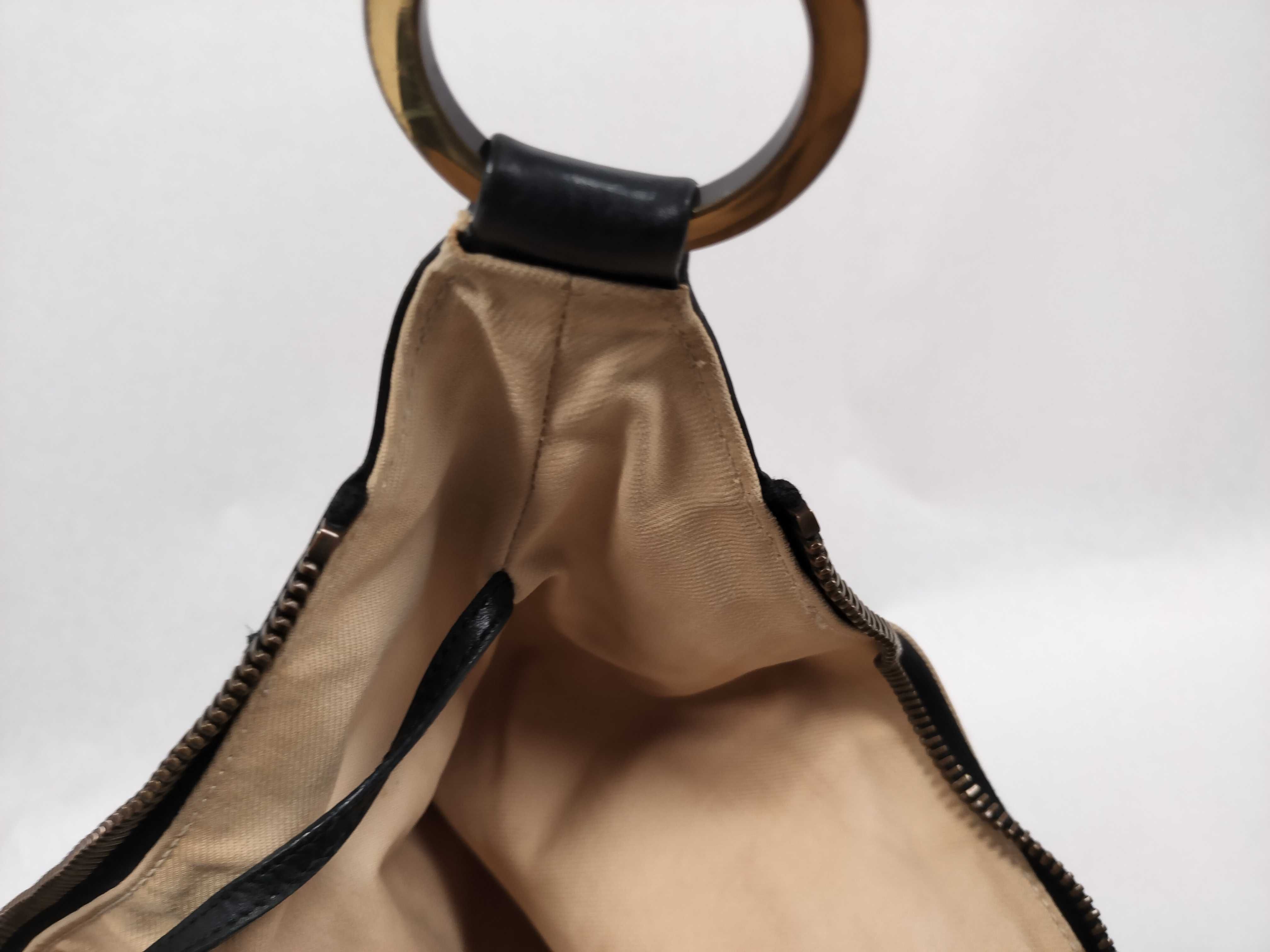 95332 Shoulder Bag, Beige Canvas — view 10
