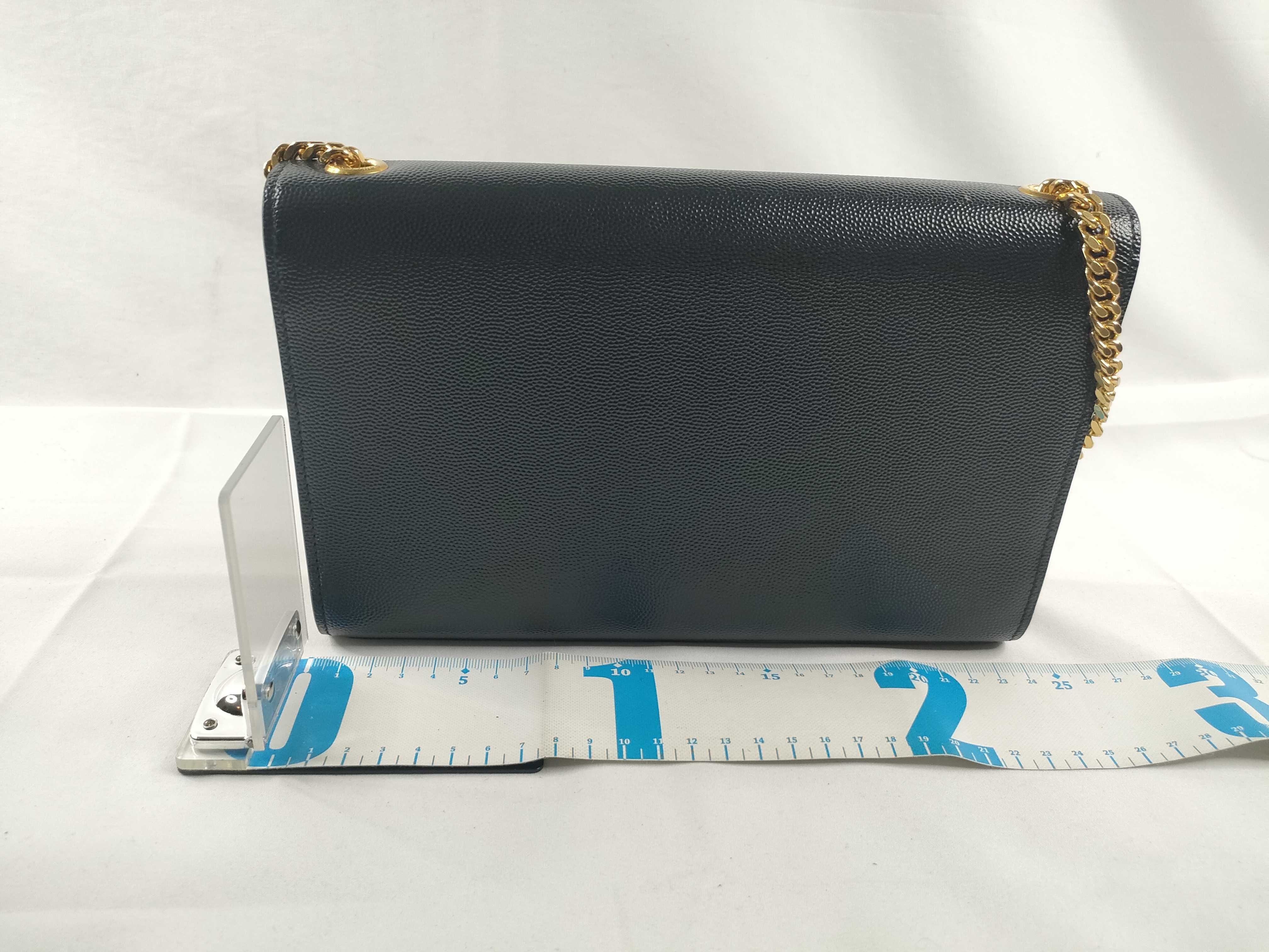 PH-YSL Black Leather GHW Kate Tassel Shoulder Bag — view 2