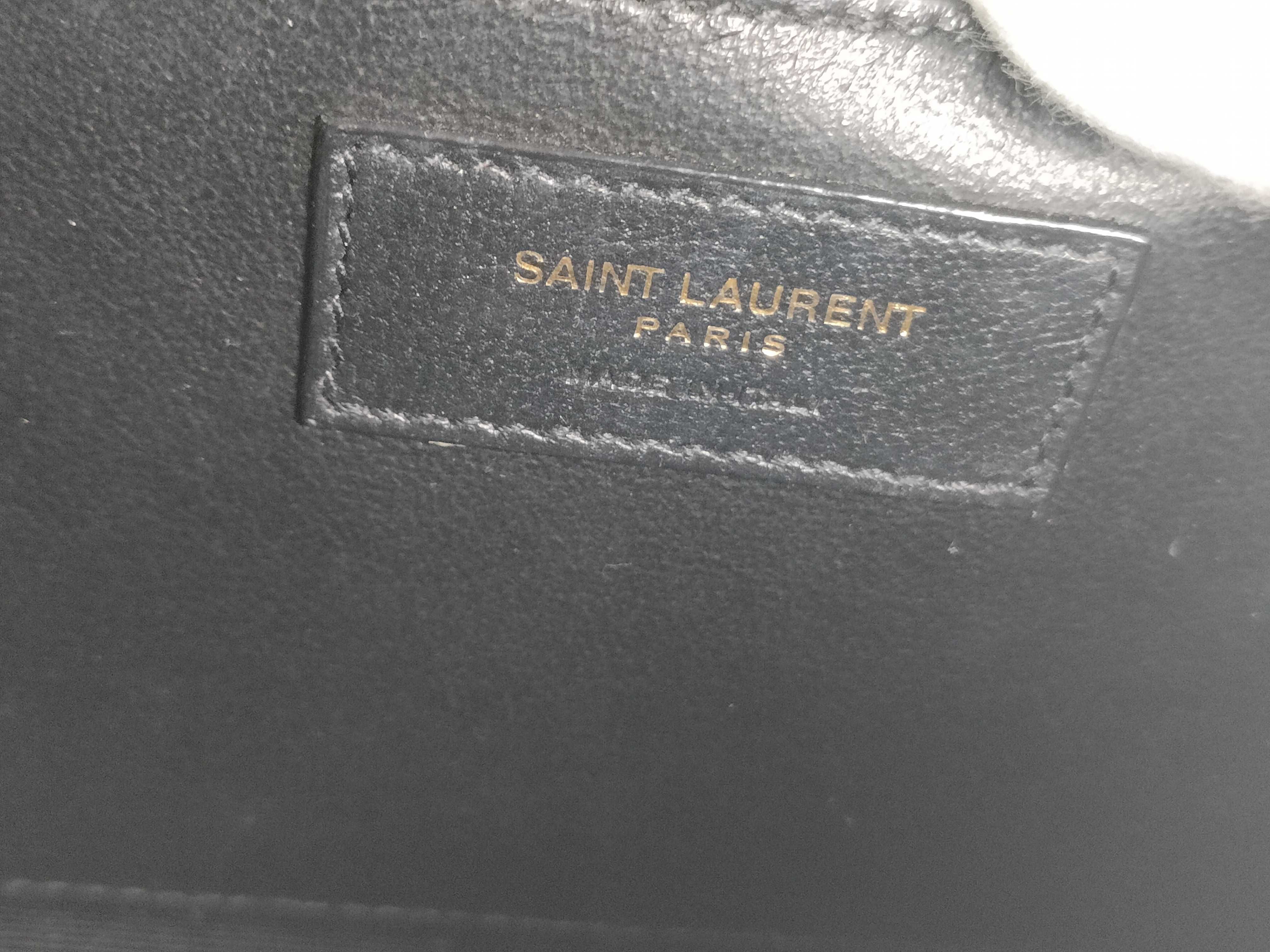 PH-YSL Black Leather GHW Kate Tassel Shoulder Bag — view 13