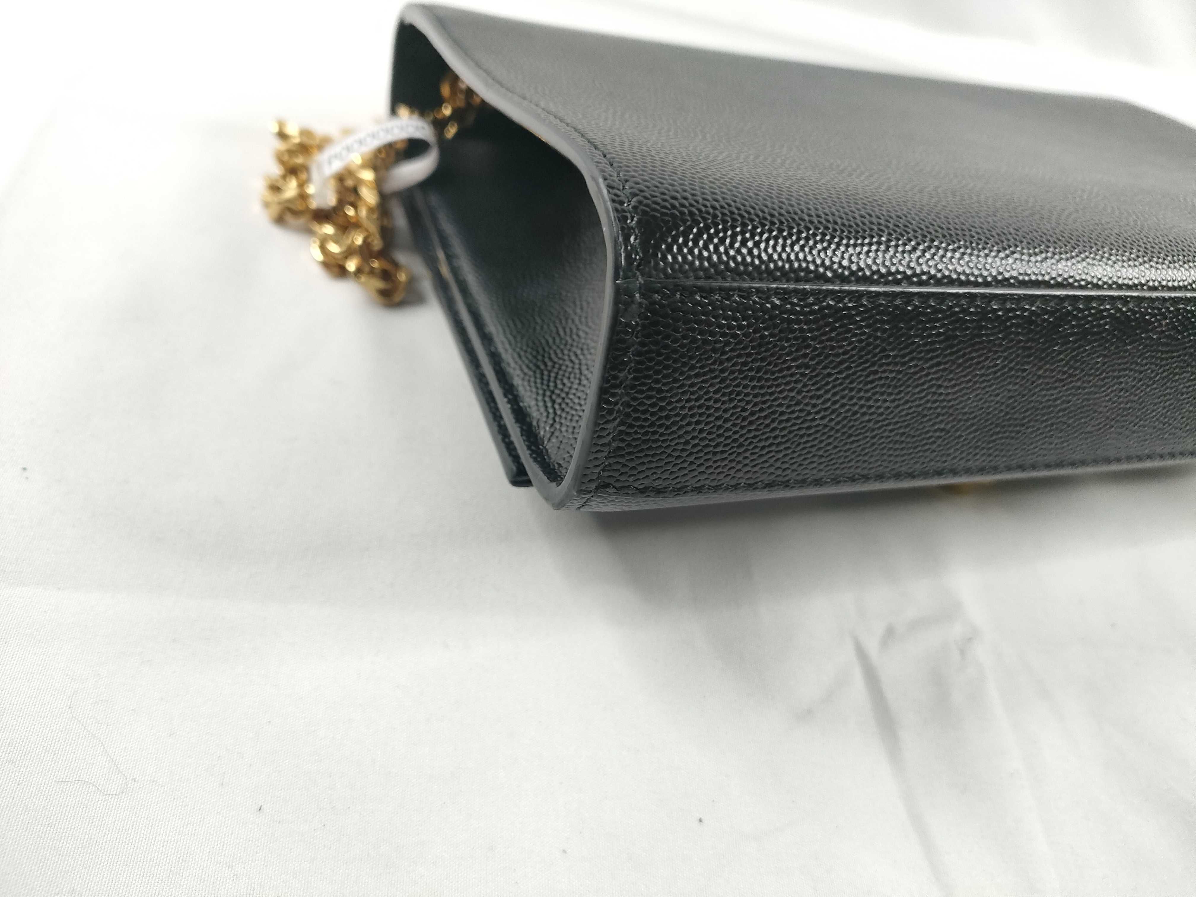 PH-YSL Black Leather GHW Kate Tassel Shoulder Bag — view 3