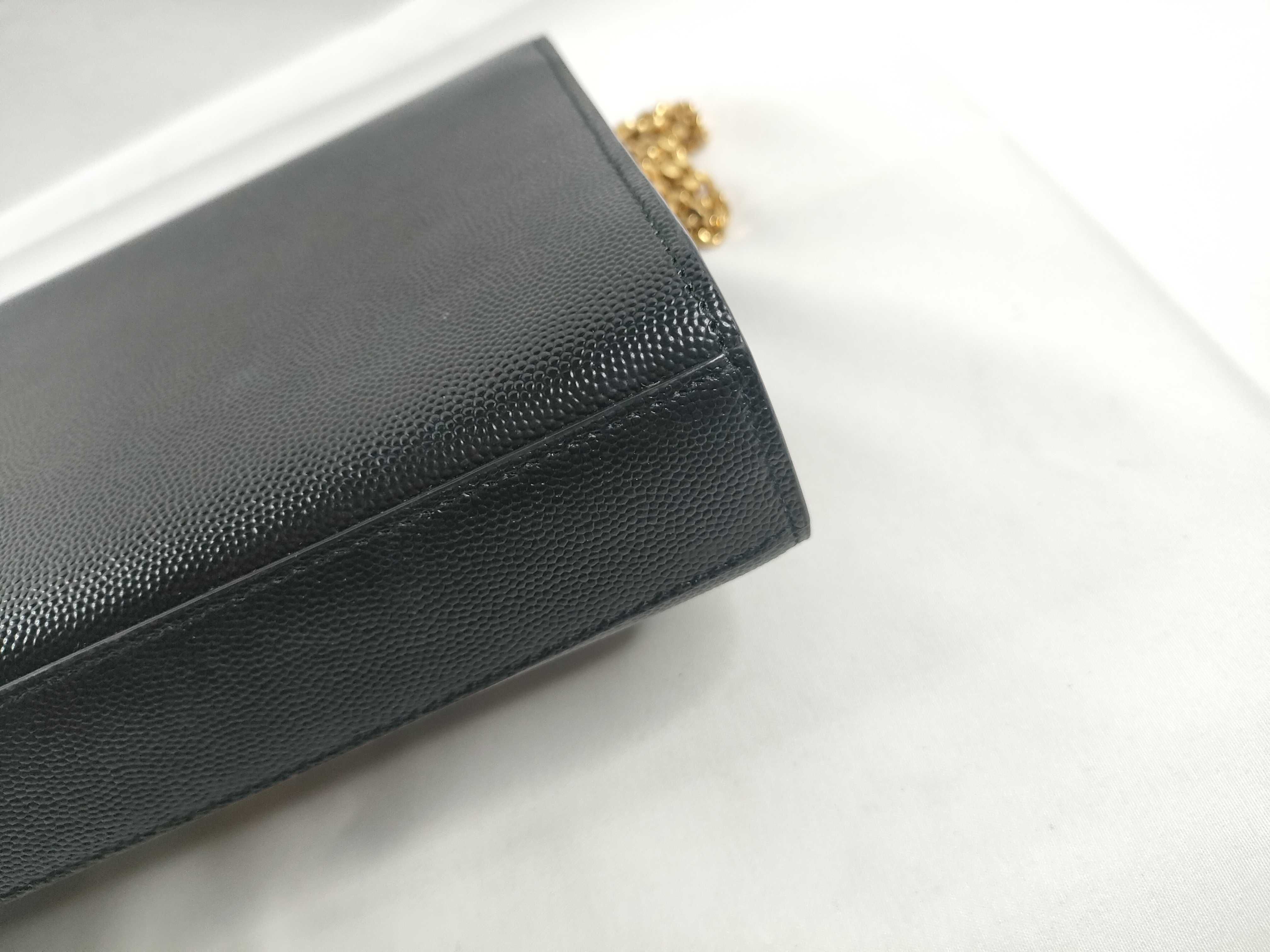 PH-YSL Black Leather GHW Kate Tassel Shoulder Bag — view 5