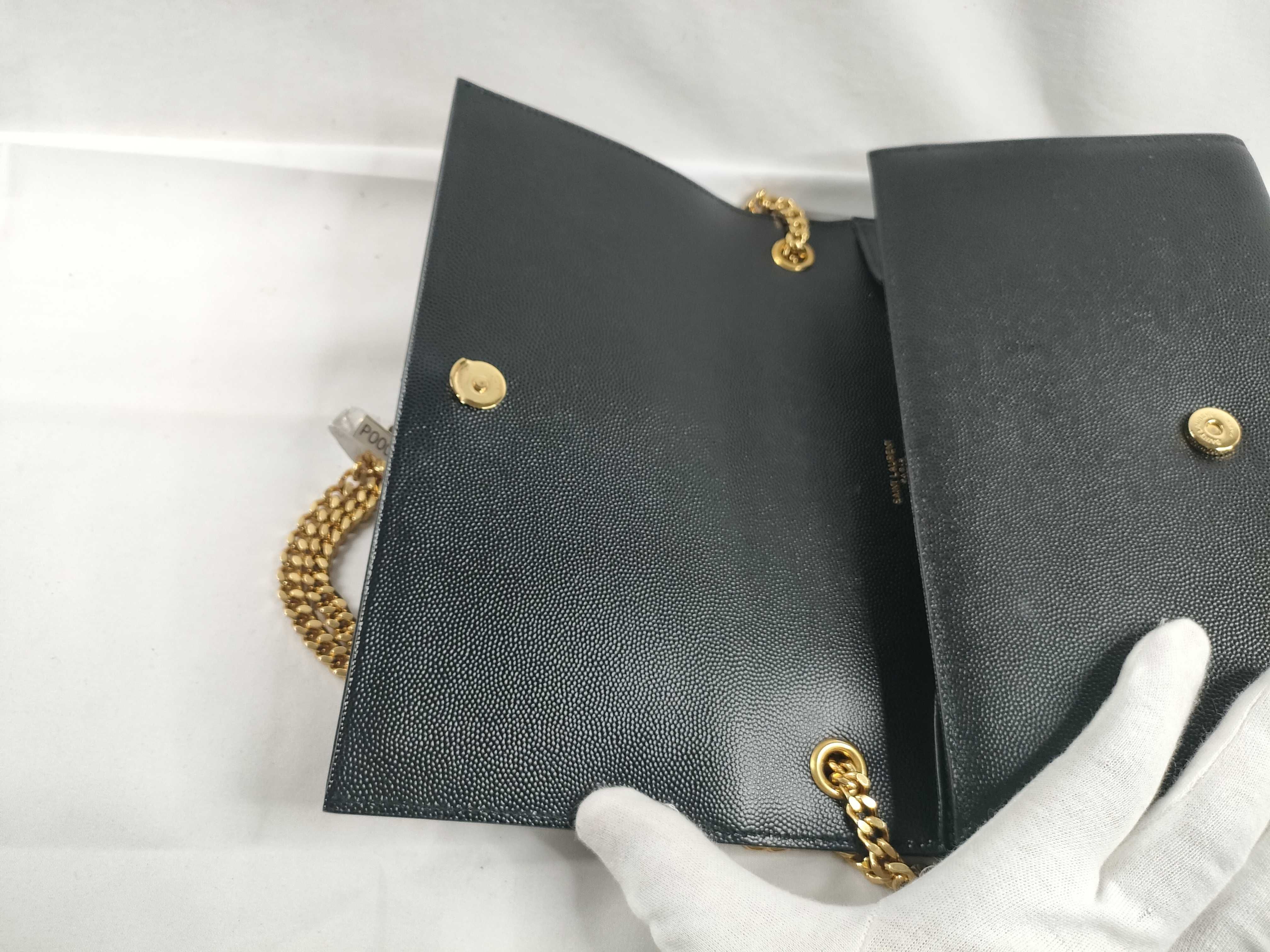 PH-YSL Black Leather GHW Kate Tassel Shoulder Bag — view 9