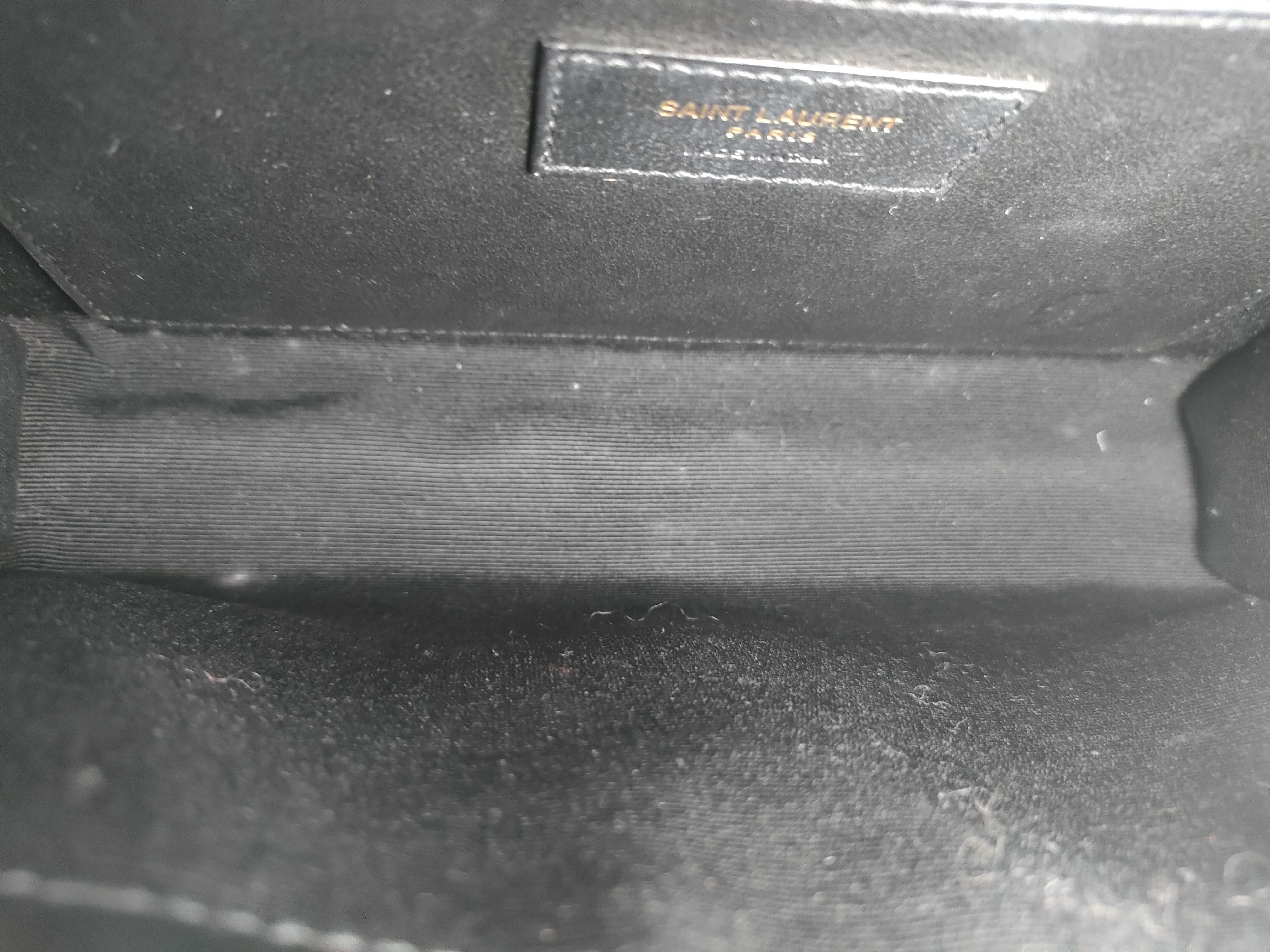 PH-YSL Black Leather GHW Kate Tassel Shoulder Bag — view 10