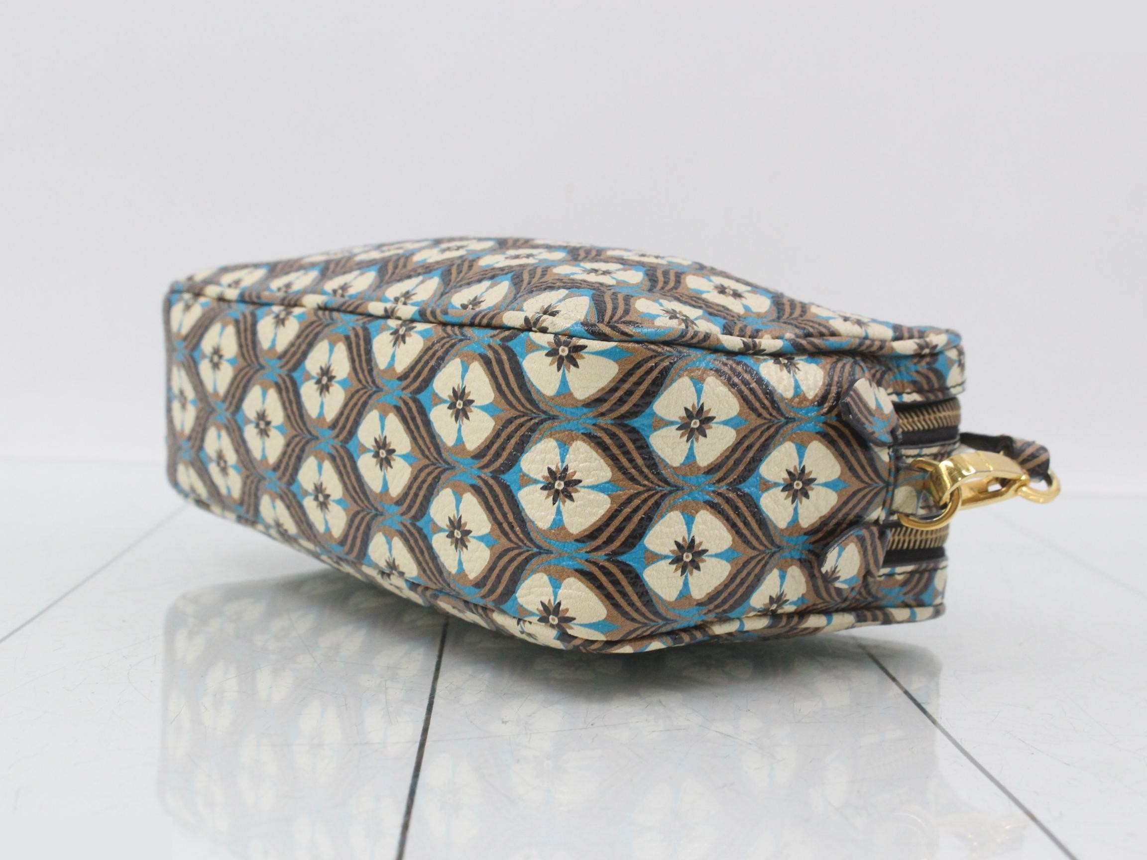 Camera bag, leather, JOWHITE x Multi, Flower — view 6