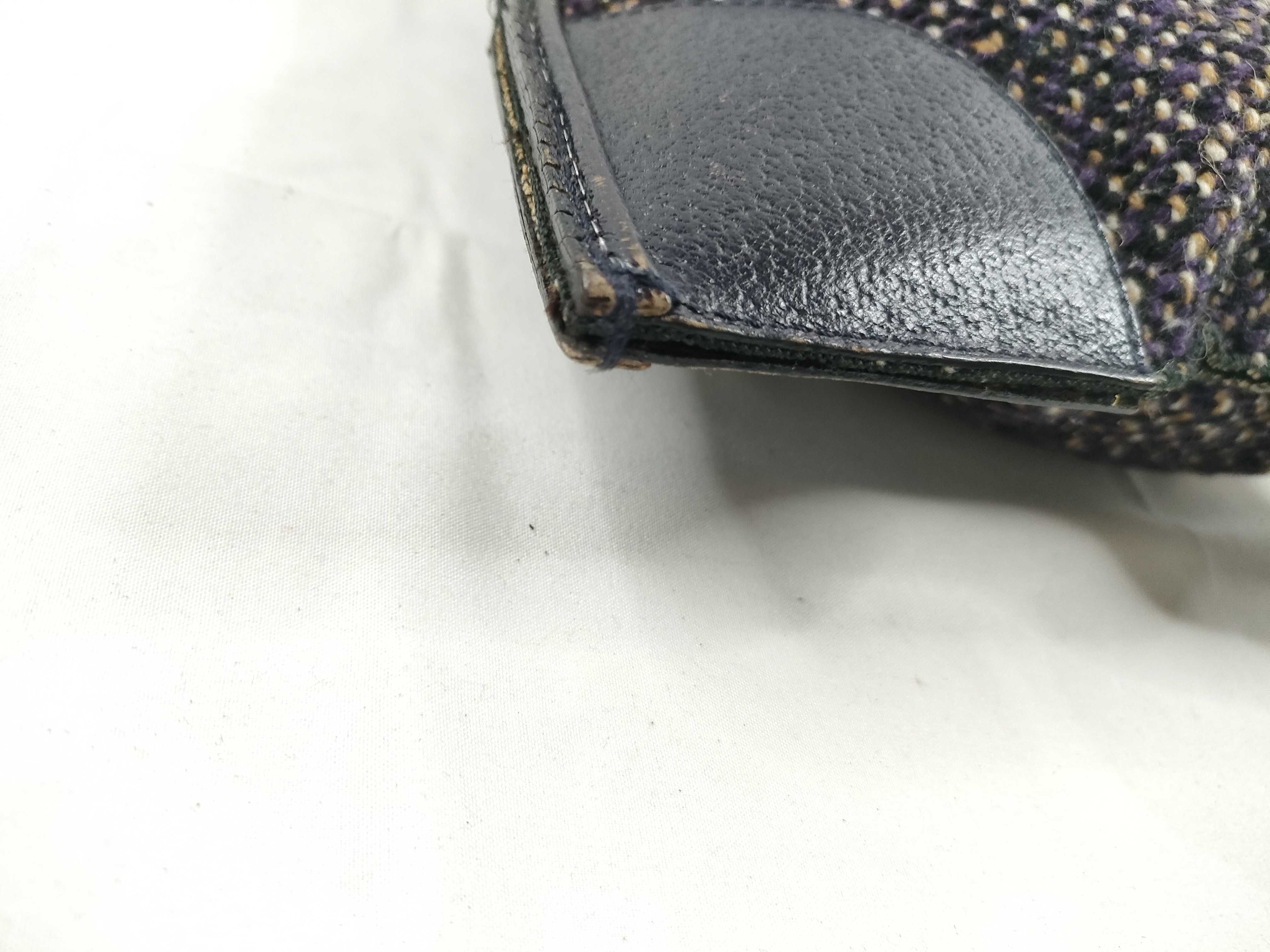 handbag, tweed, purple. — view 3