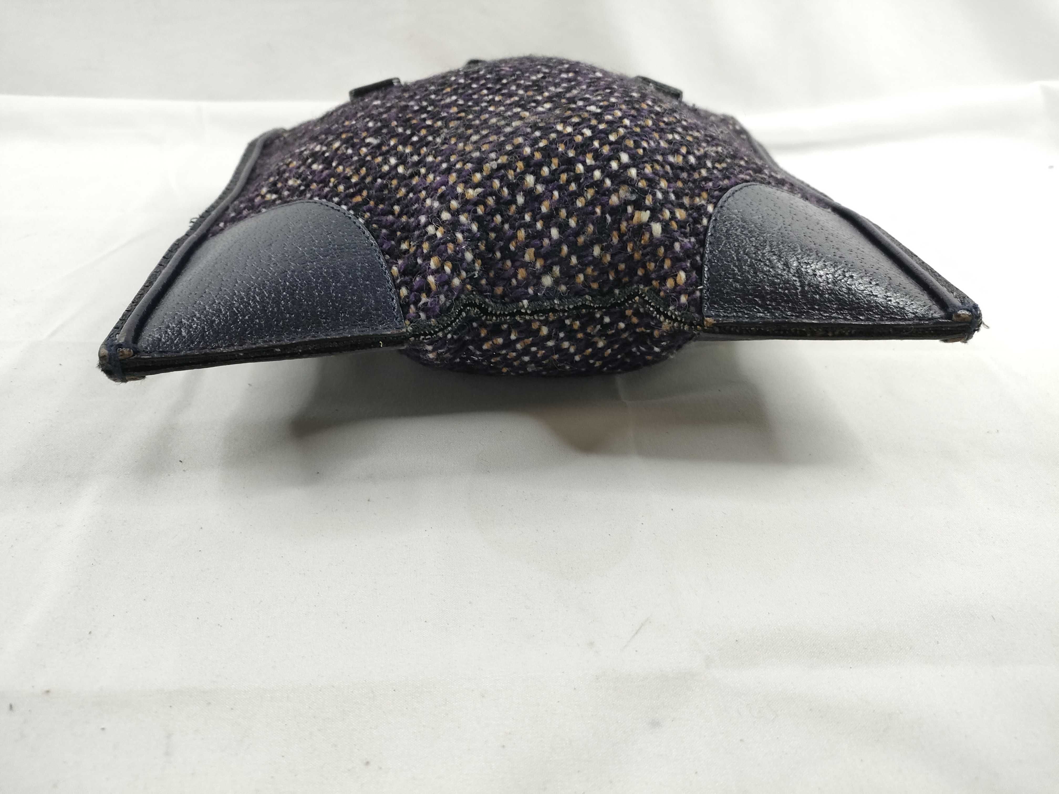 handbag, tweed, purple. — view 4