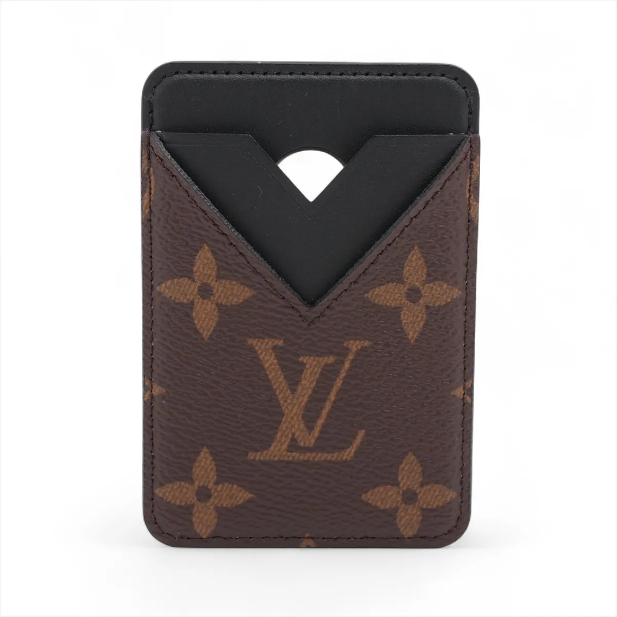 Monogram Macassar Porte Cartes Magnet M13185 ME3254 Monogram Noir Card Case