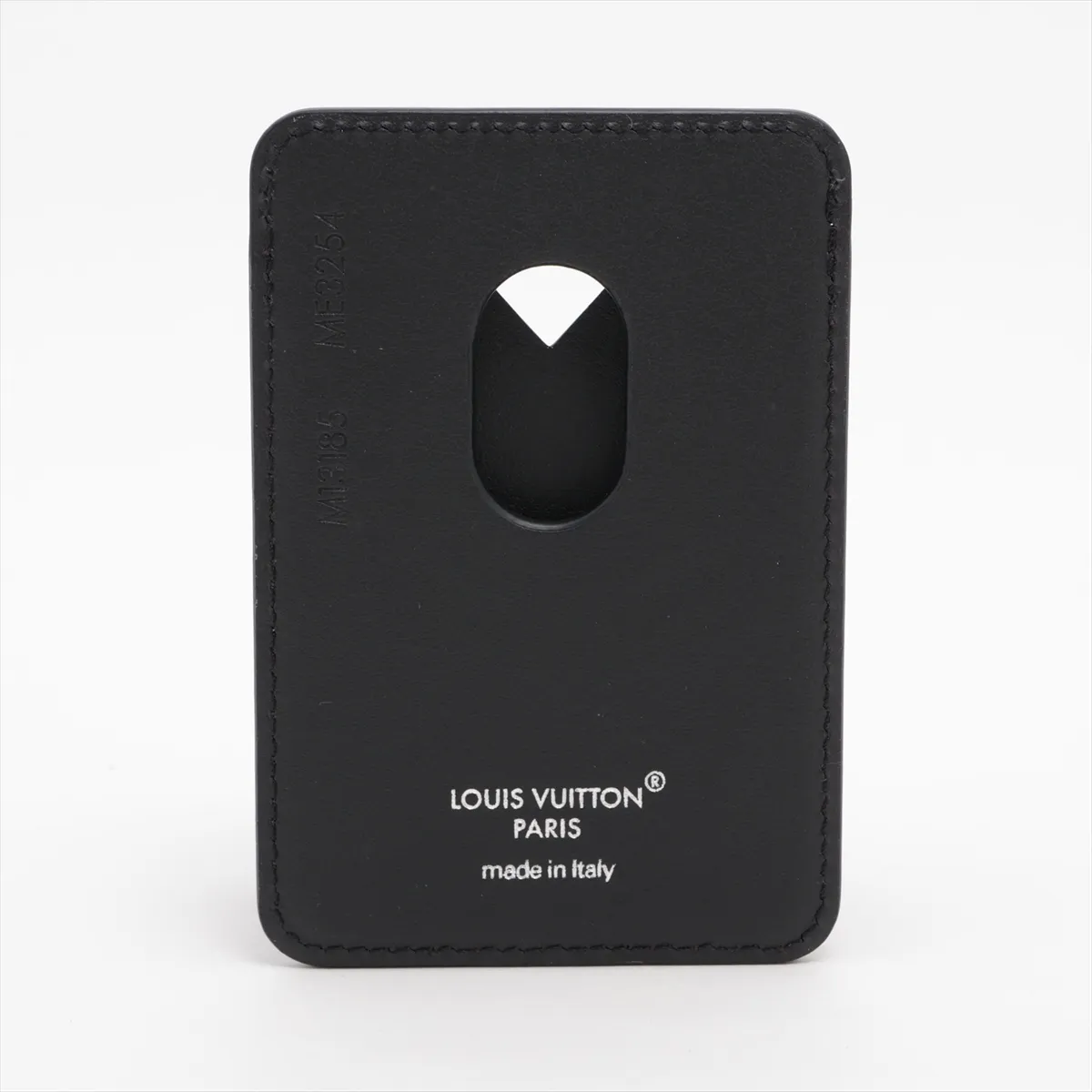 Monogram Macassar Porte Cartes Magnet M13185 ME3254 Monogram Noir Card Case — view 2