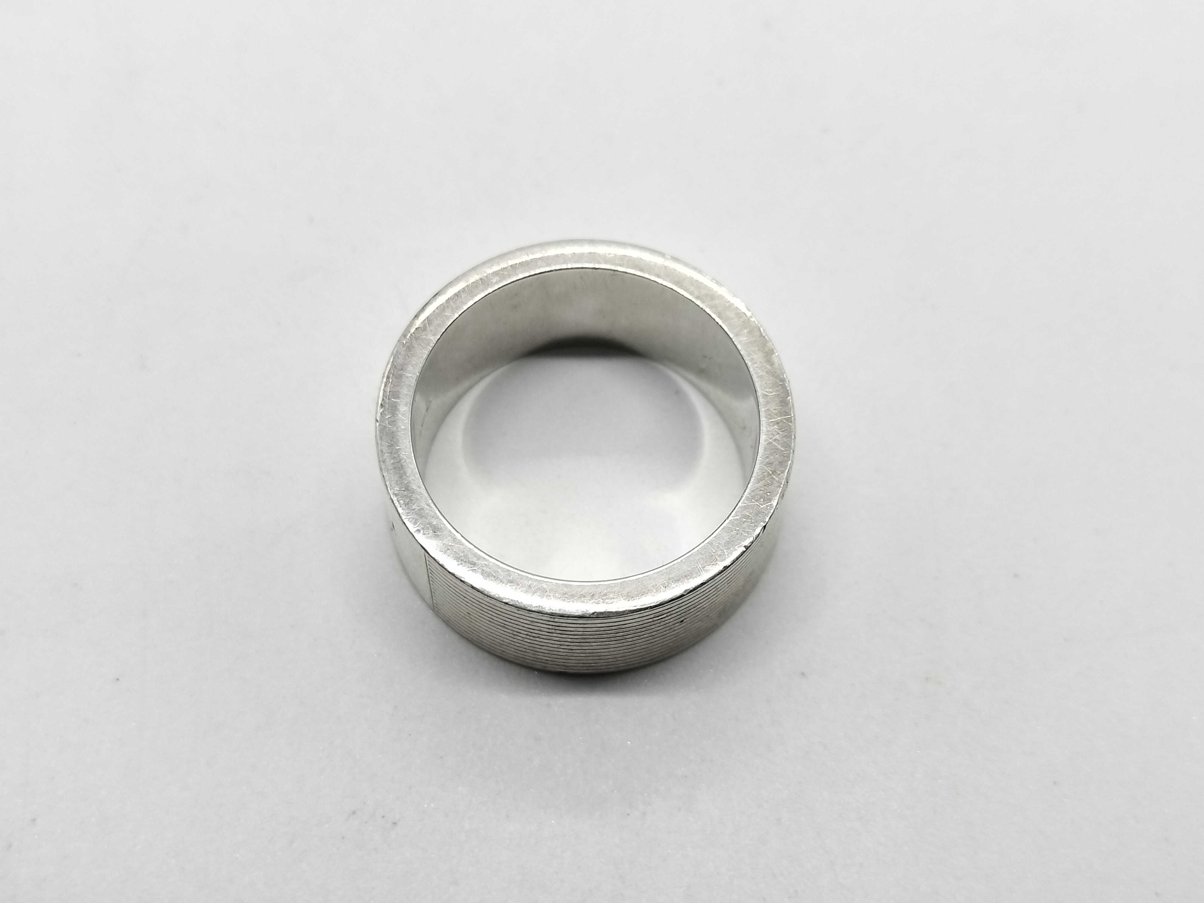 logo ring, 925 sterling silver ring — view 6