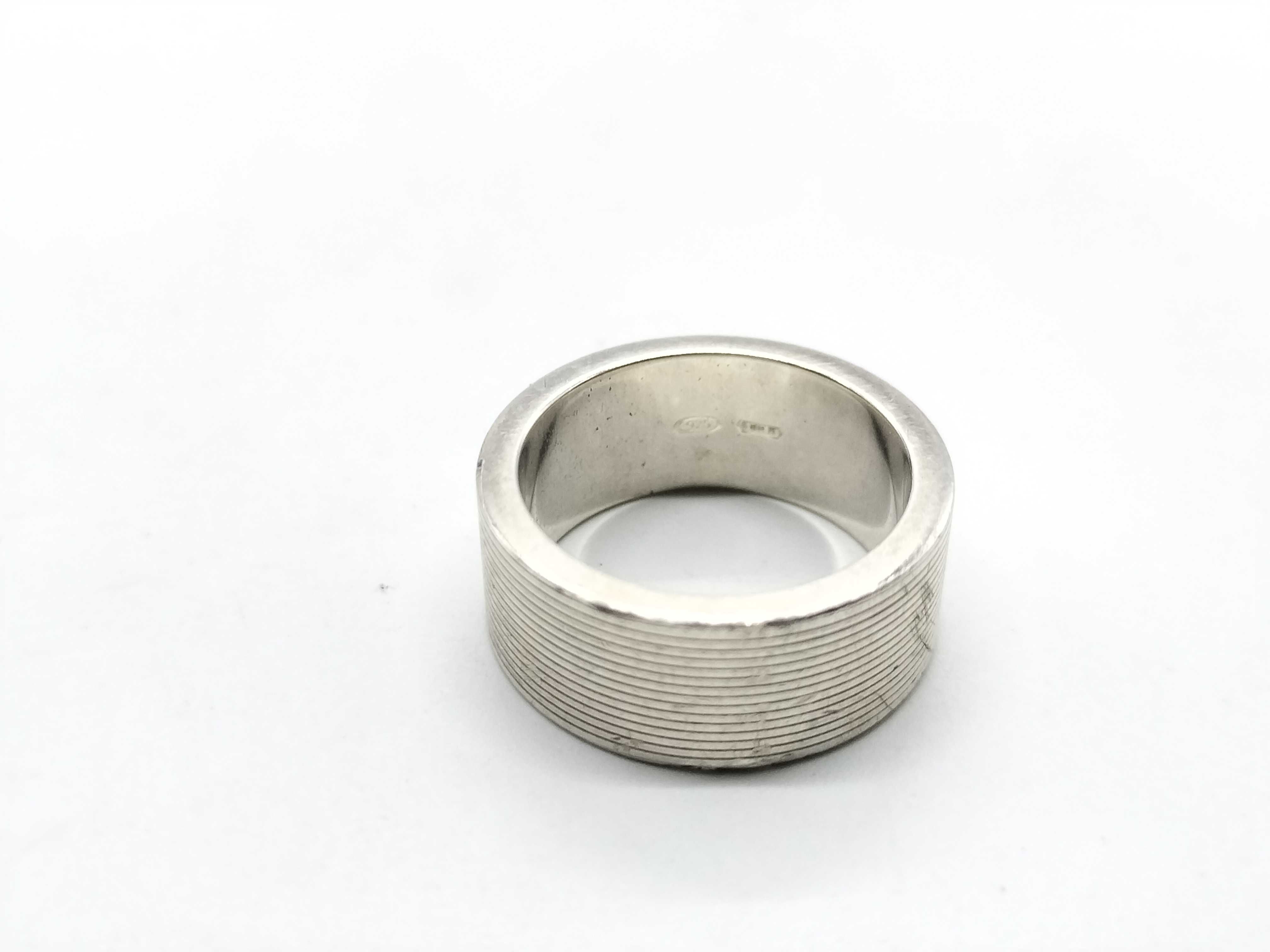logo ring, 925 sterling silver ring — view 7