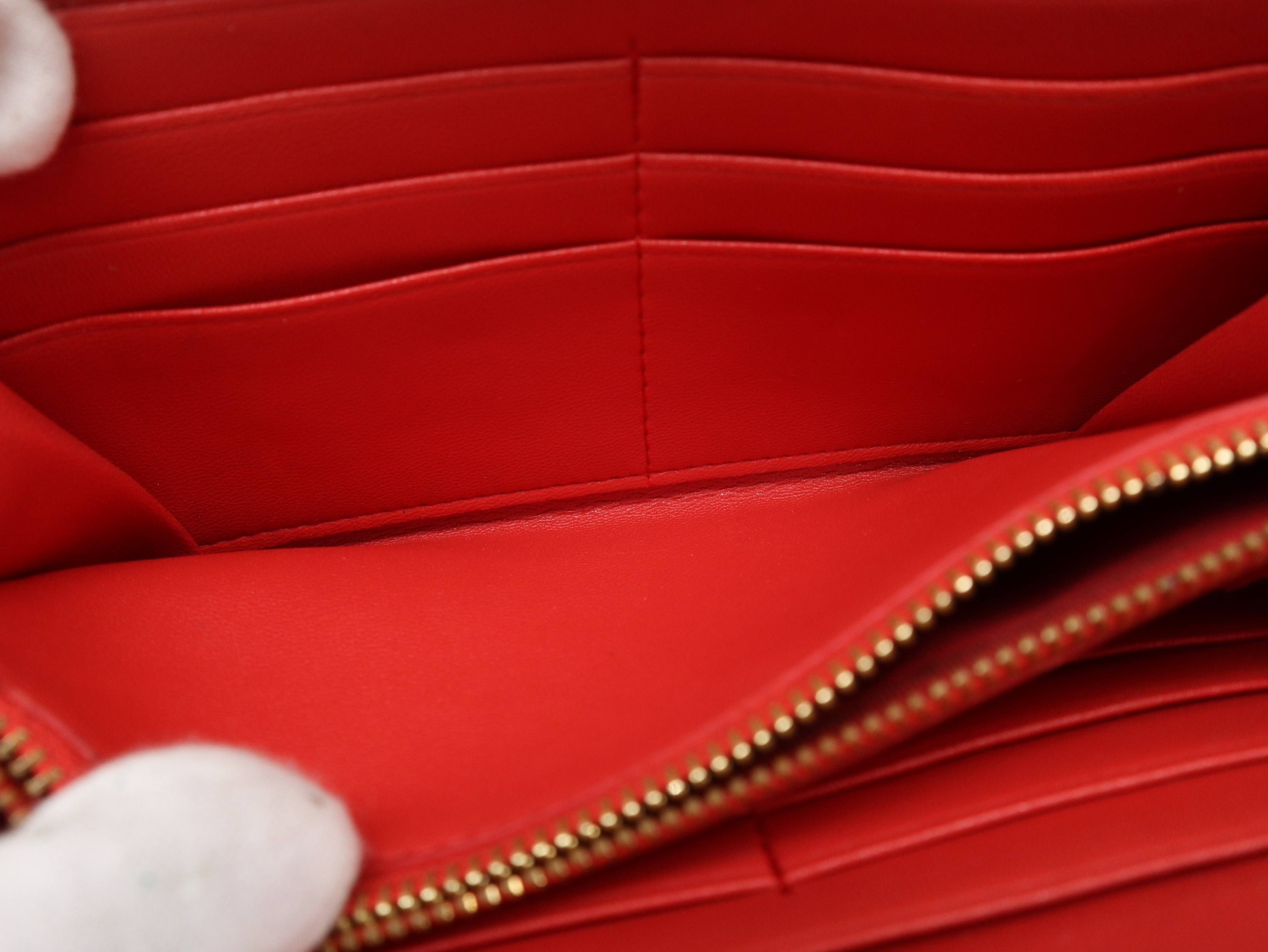 Panettone wallet with studs, gold finish. — view 11
