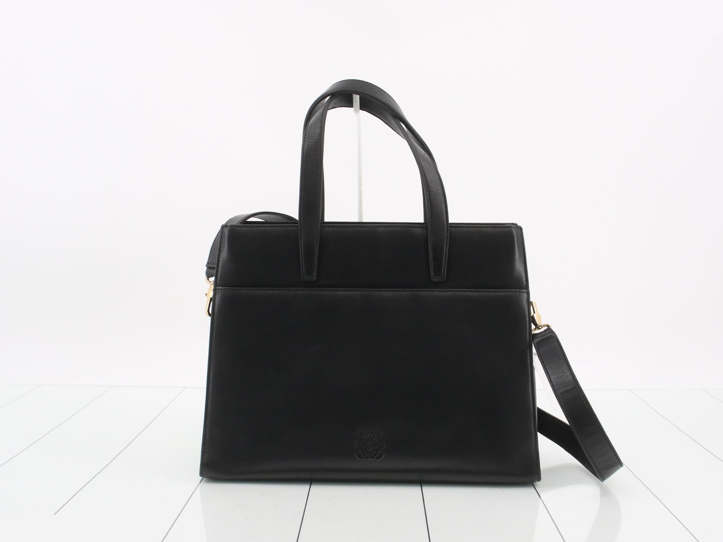 Anagram Leather Handbag