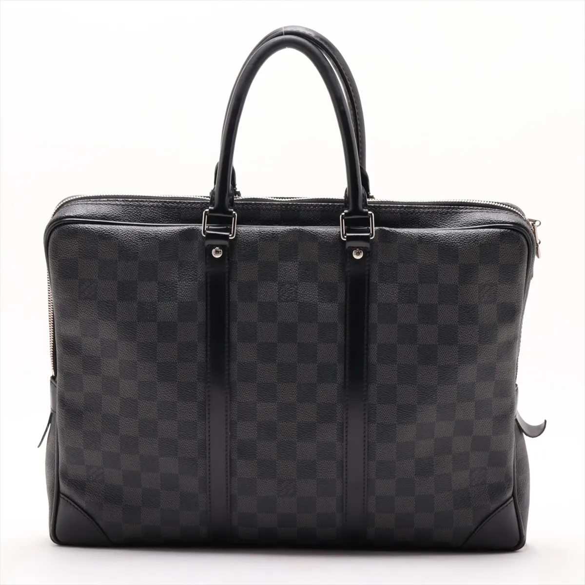 Damier Graphite Port Document Voyage N41125 TR2133 Black — view 2