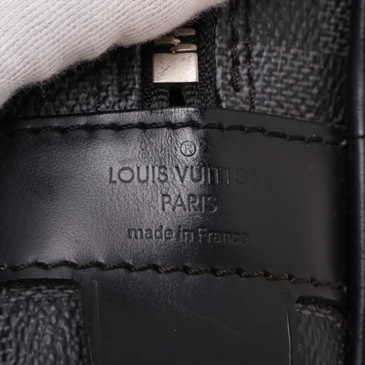 Damier Graphite Port Document Voyage N41125 TR2133 Black — view 15