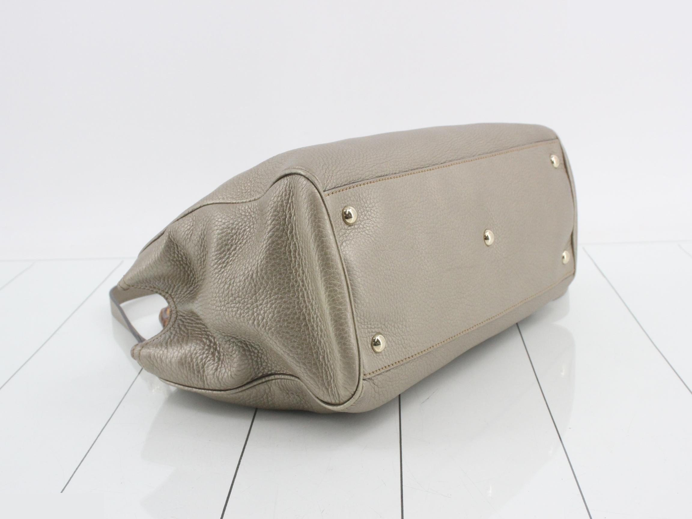 Bamboo Shopper Shoulder Bag — view 5