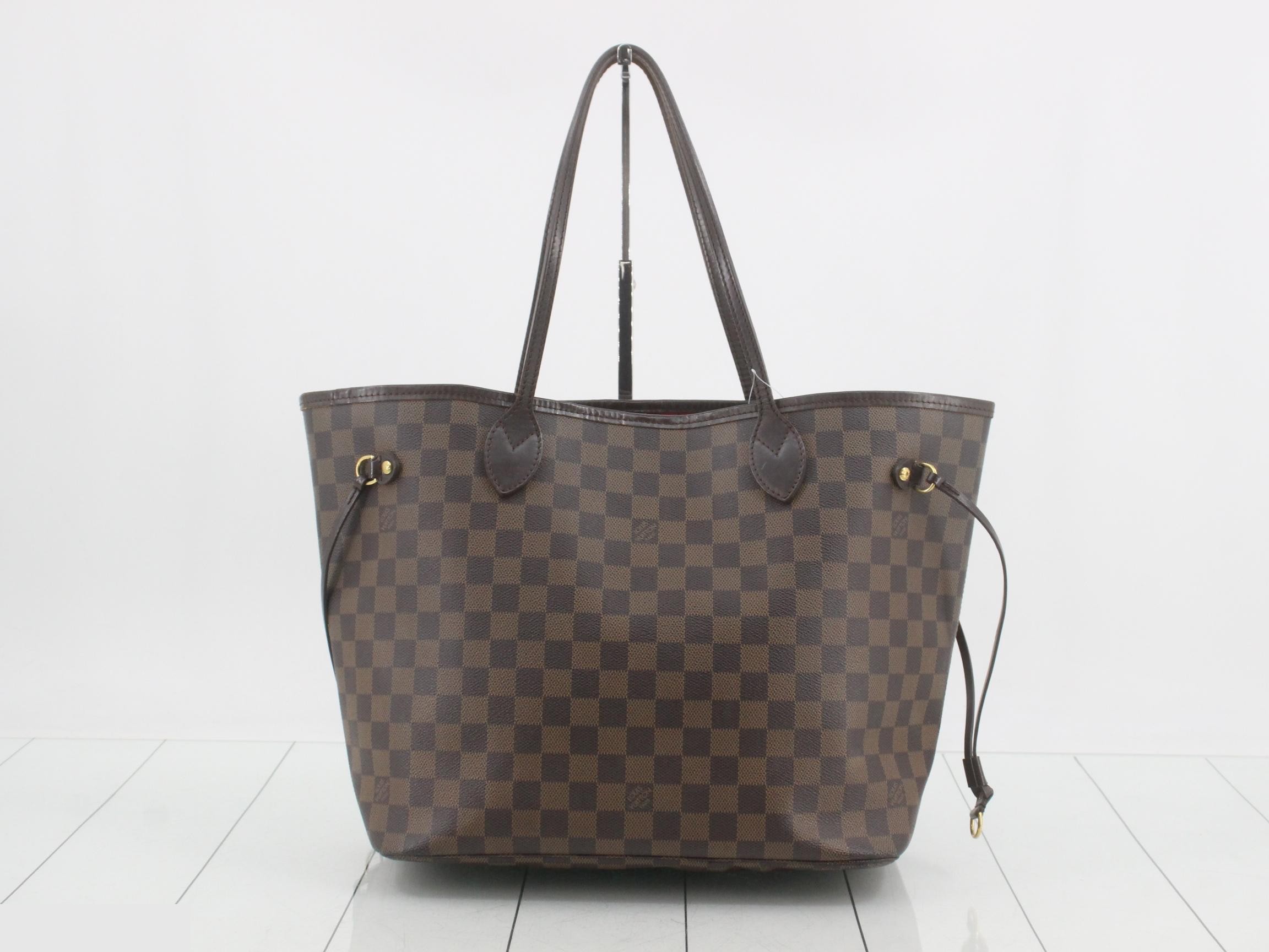 Neverfull MM Damier Ebene Brown Shoulder Bag