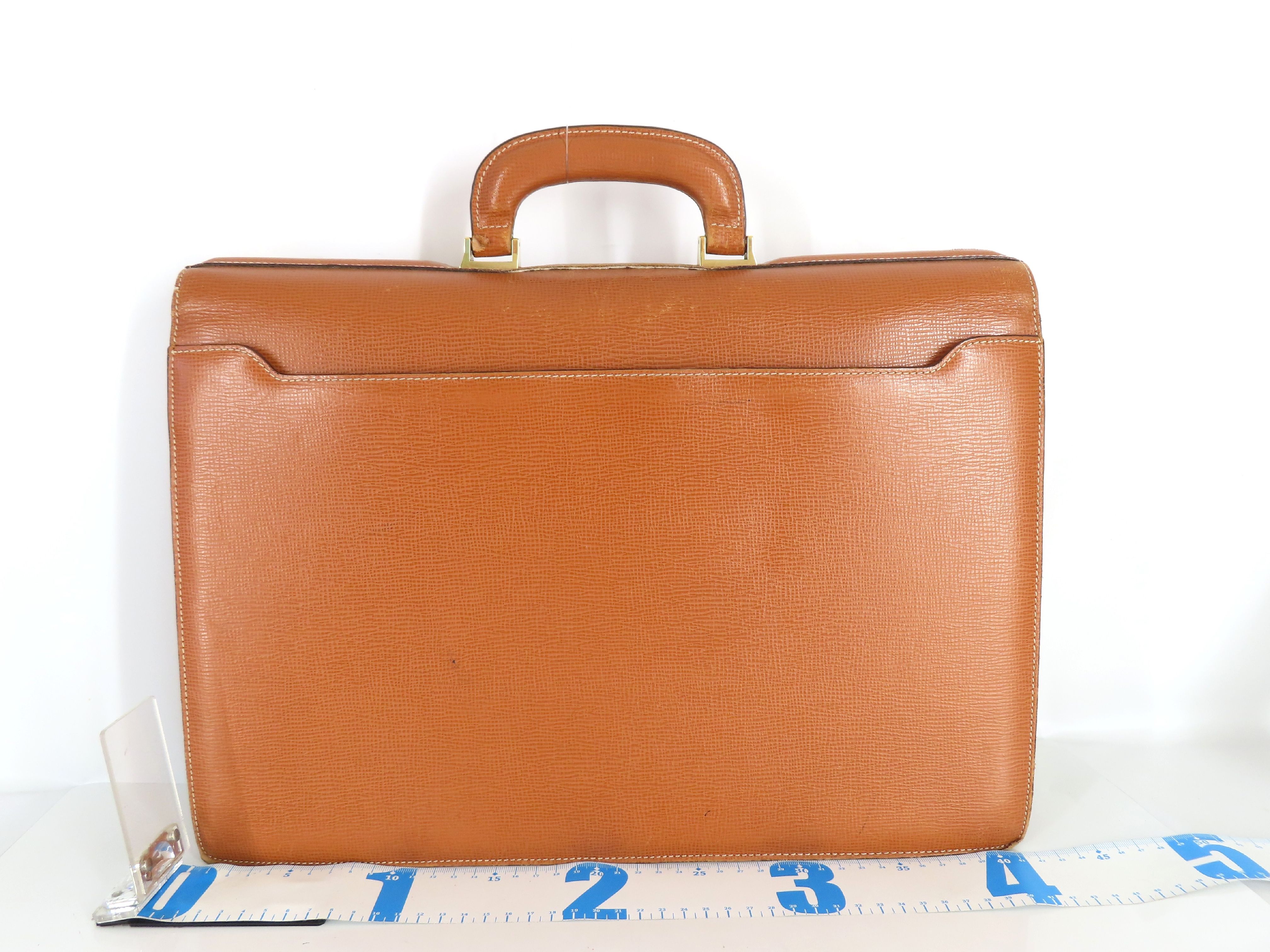 Briefcase, Leather, Brown, Business Bag — view 2