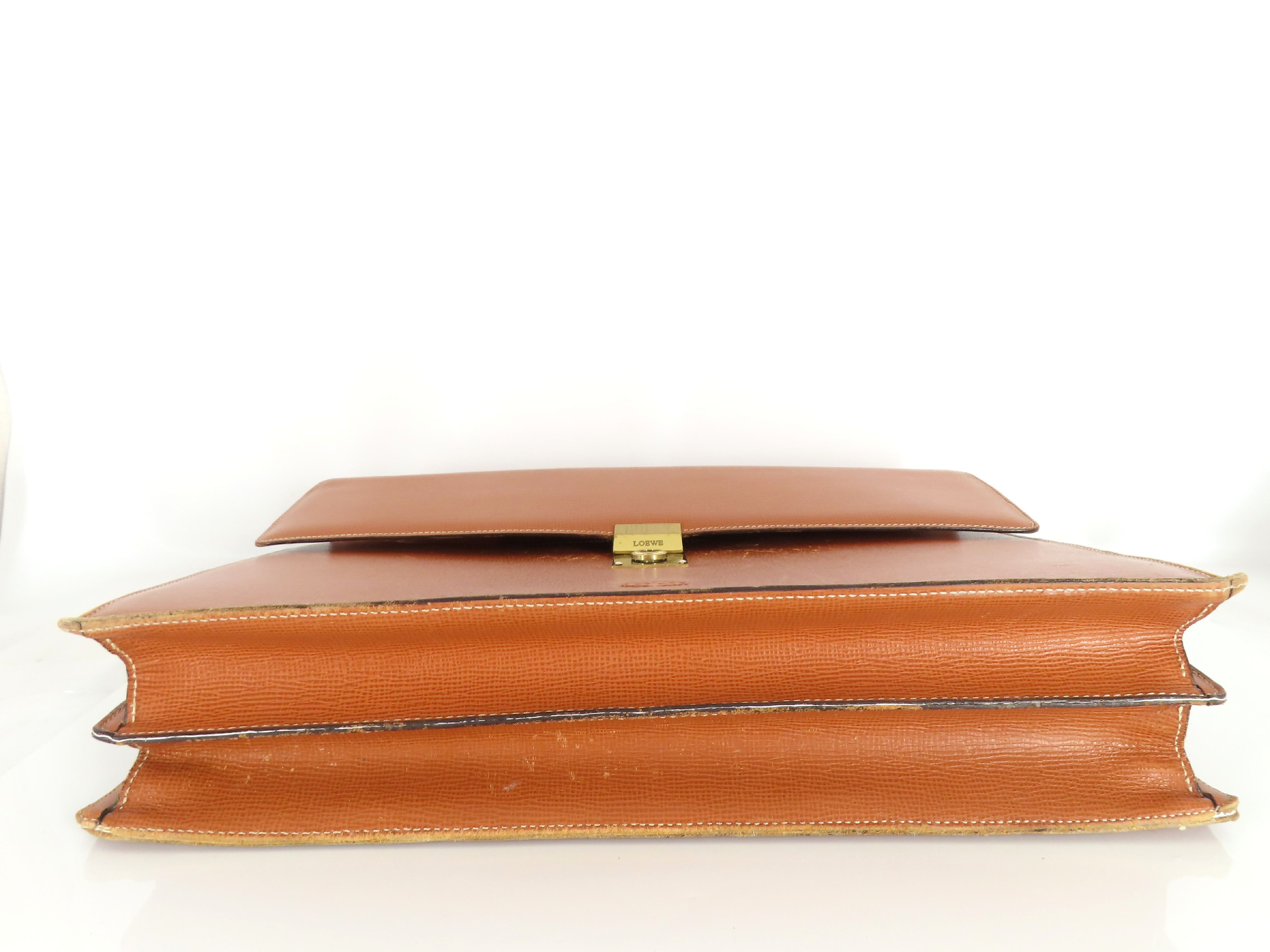 Briefcase, Leather, Brown, Business Bag — view 7