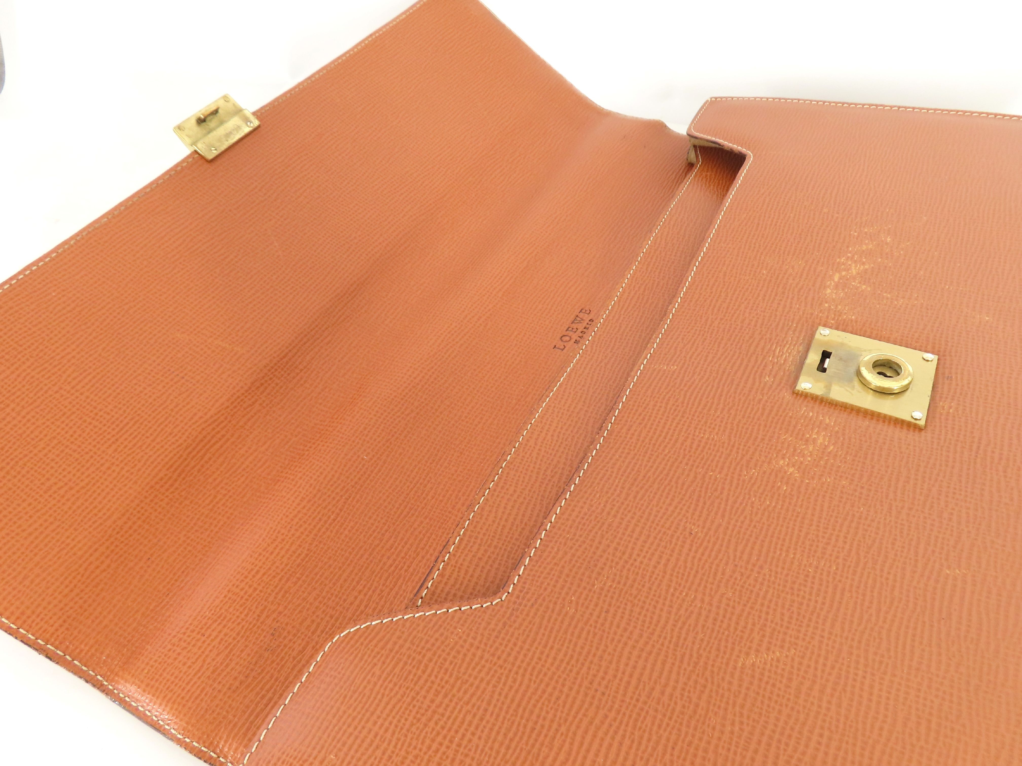 Briefcase, Leather, Brown, Business Bag — view 8