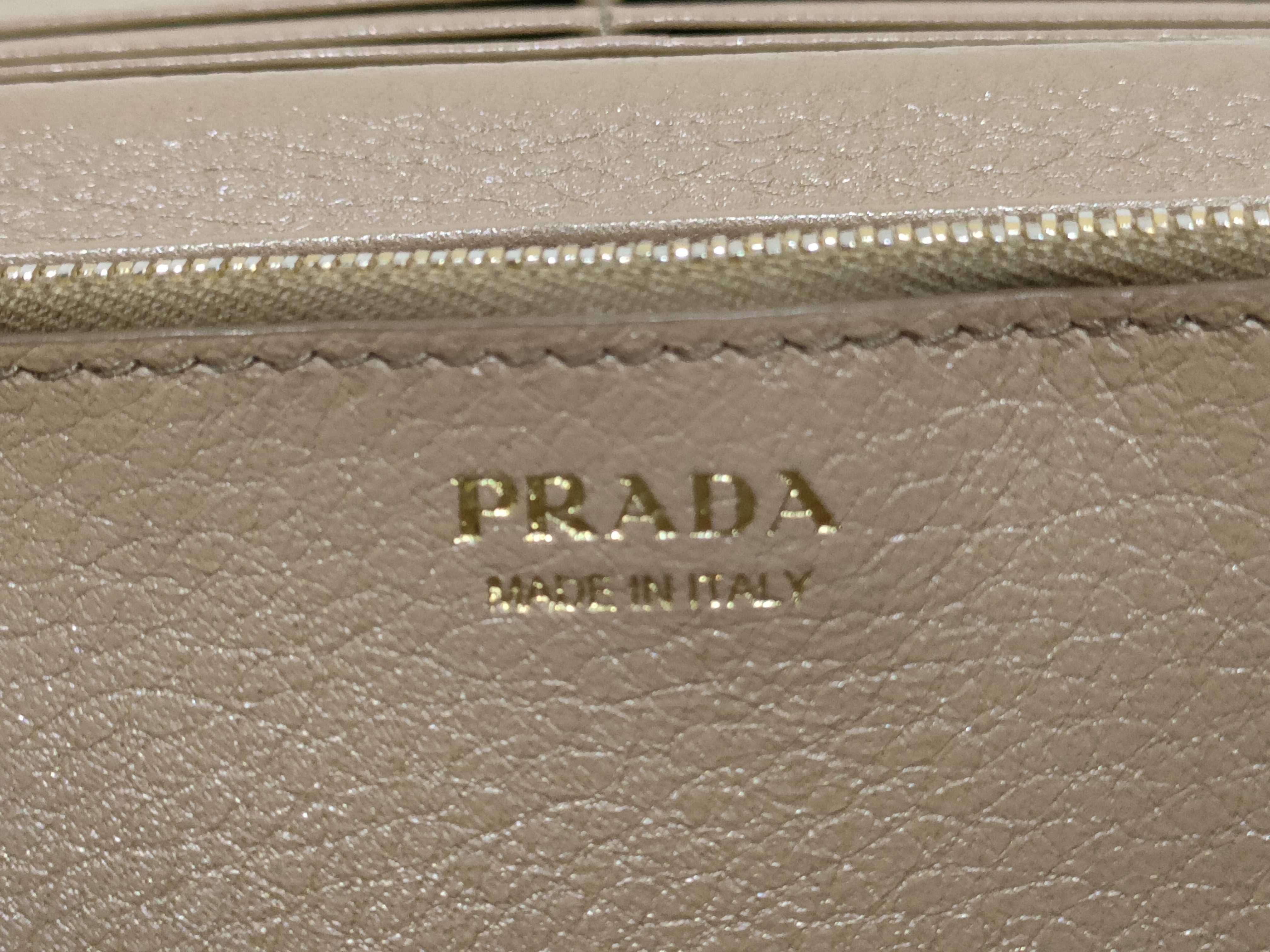 Leather Wallet Pink Beige Wallet — view 14