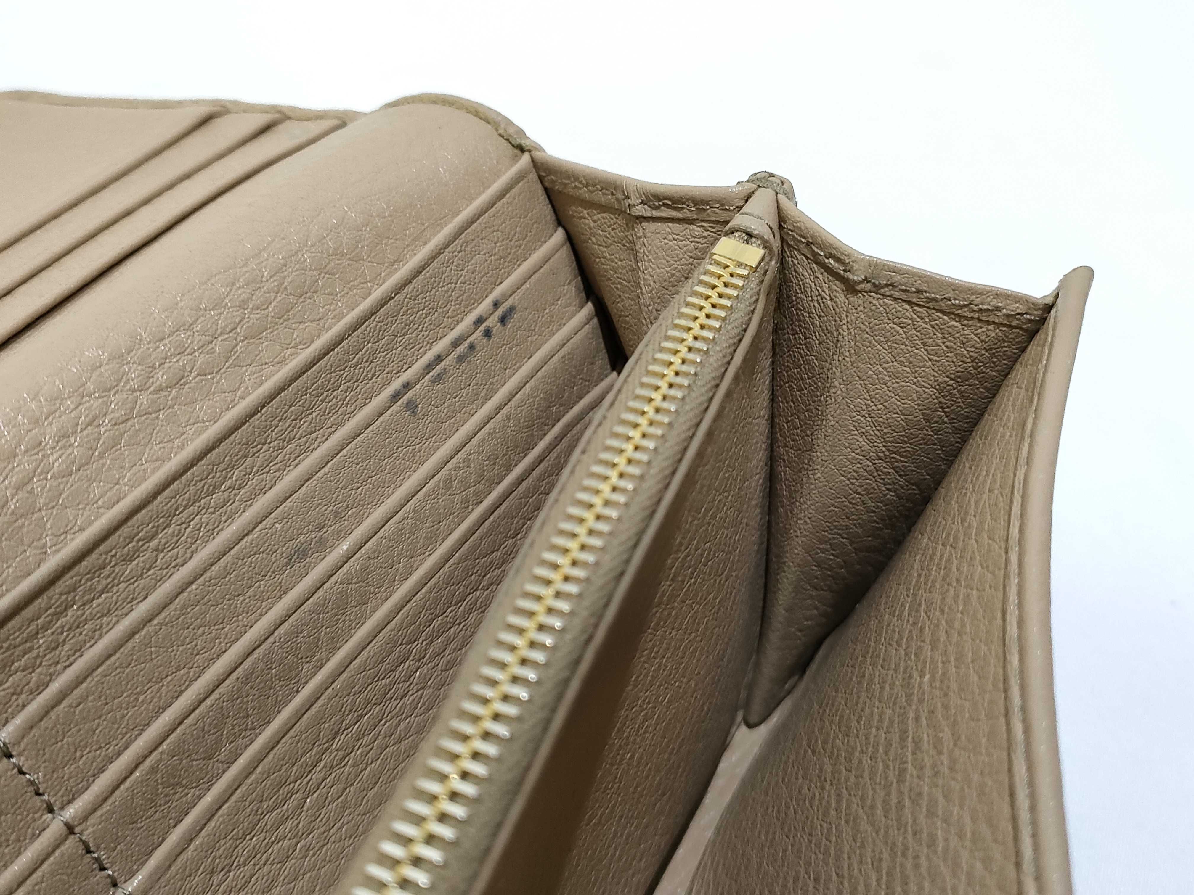 Leather Wallet Pink Beige Wallet — view 10