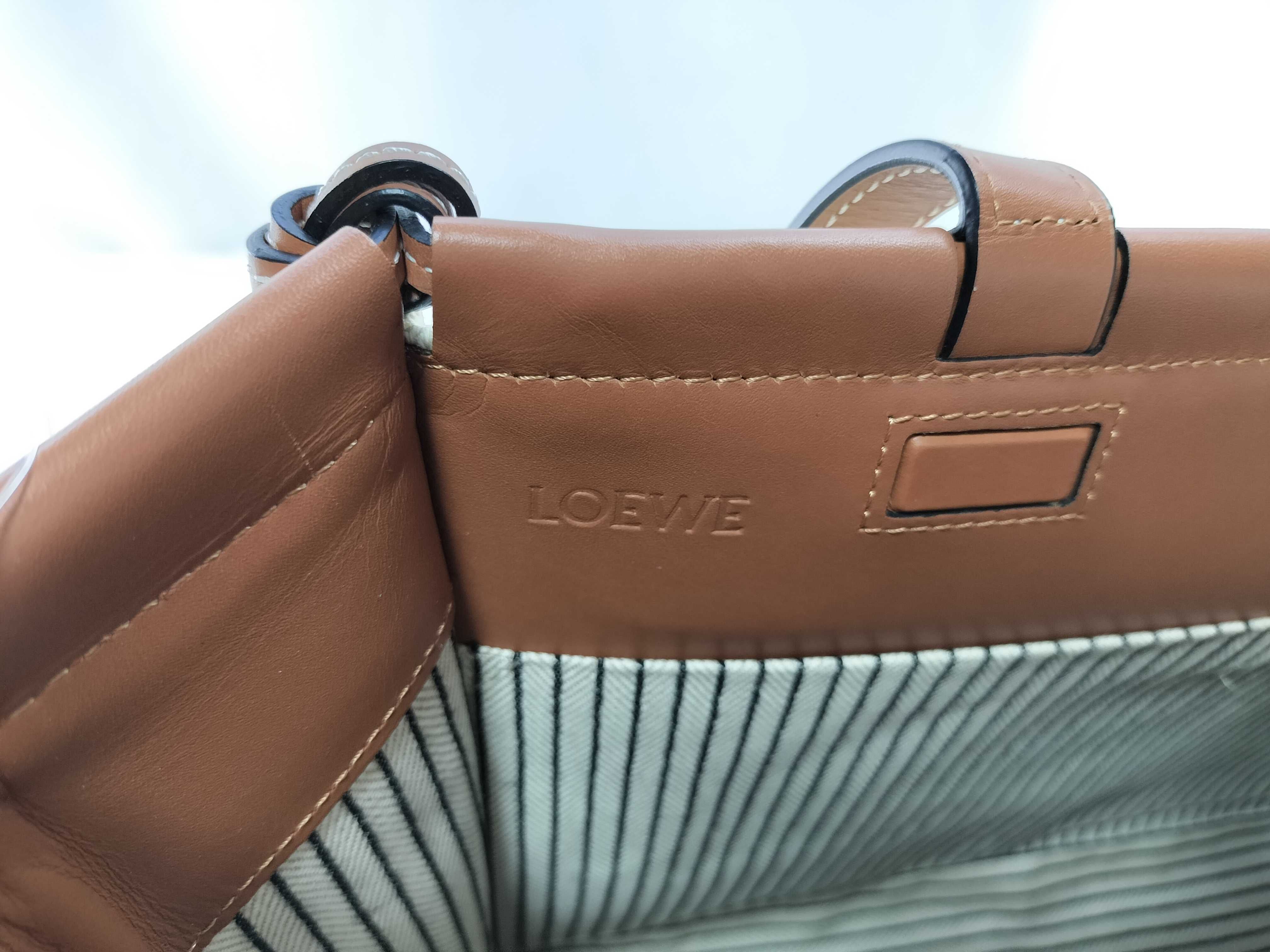 Cushion Tote Canvas x Leather Natural x Tan Tote Bag — view 13