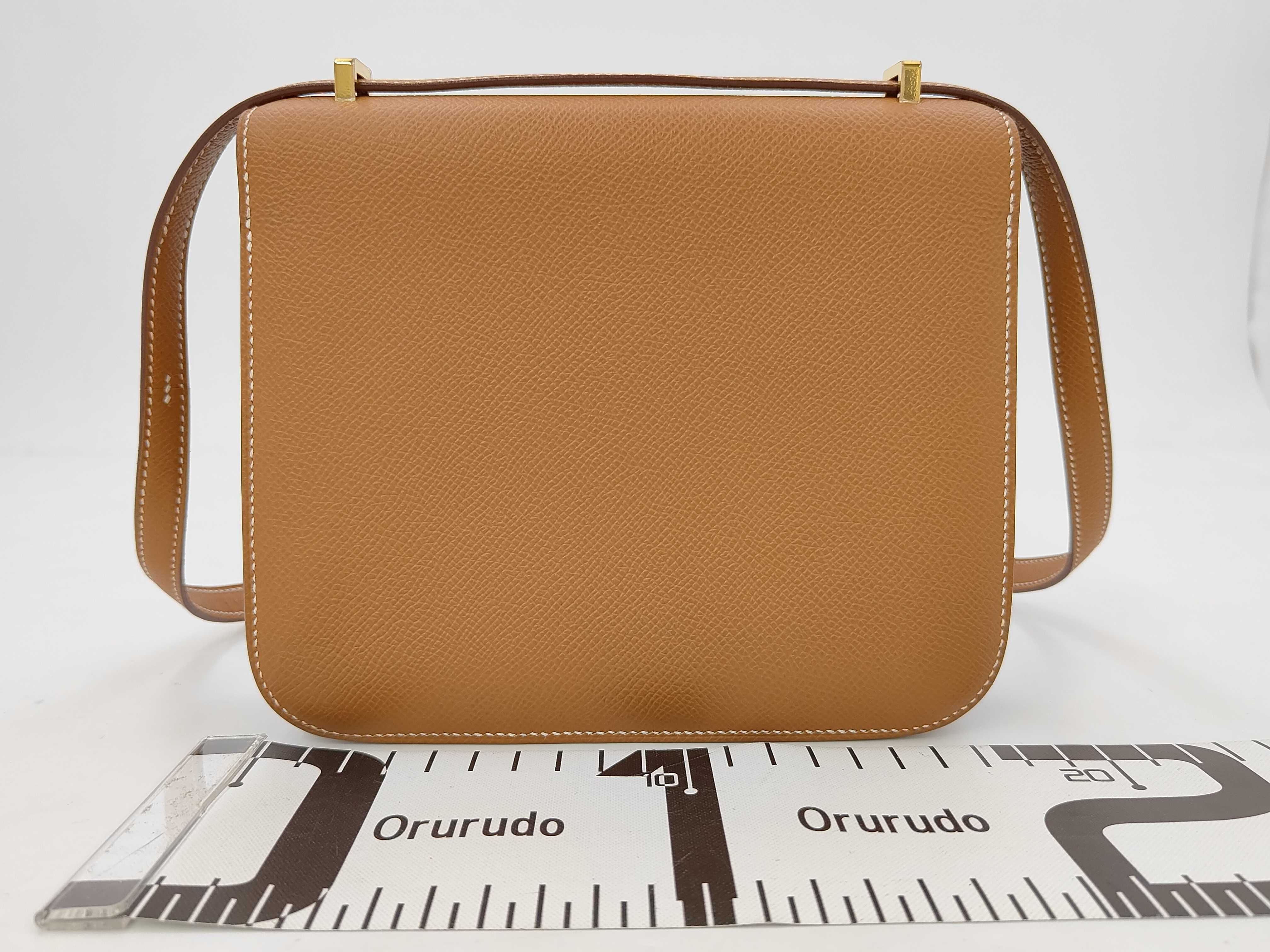 BAG CONSTANCE MINI 18 VEAU EPSOM GOLD GHW STAMP Z ZCCT553 HD Shoulder Bag — view 2