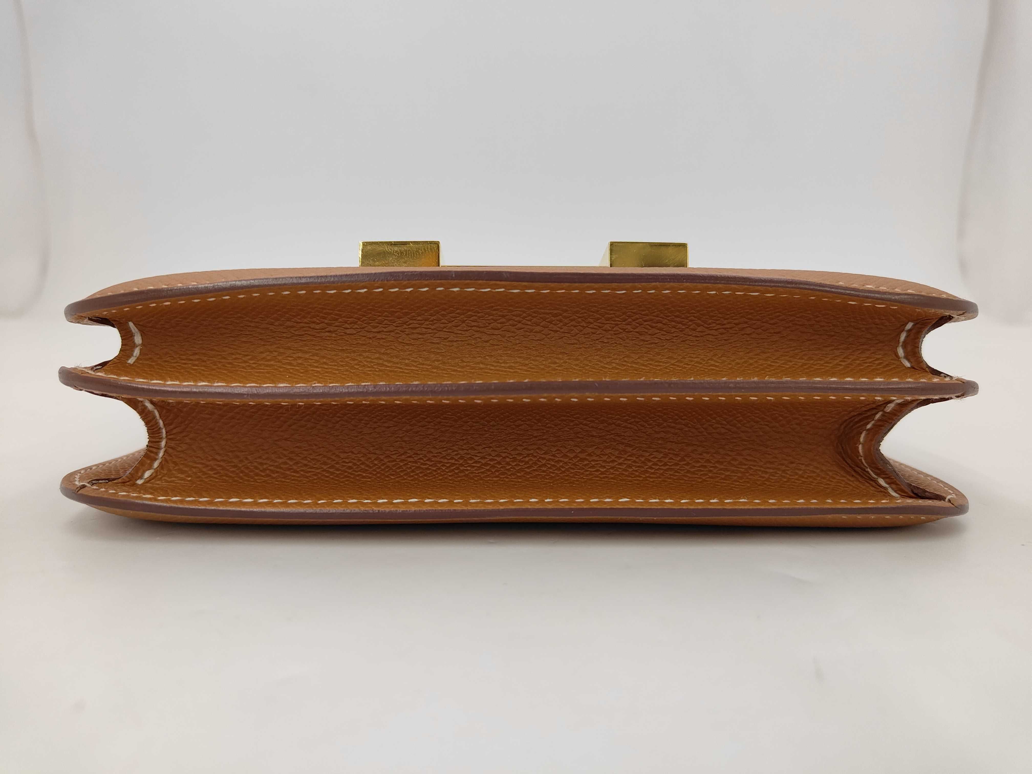 BAG CONSTANCE MINI 18 VEAU EPSOM GOLD GHW STAMP Z ZCCT553 HD Shoulder Bag — view 3