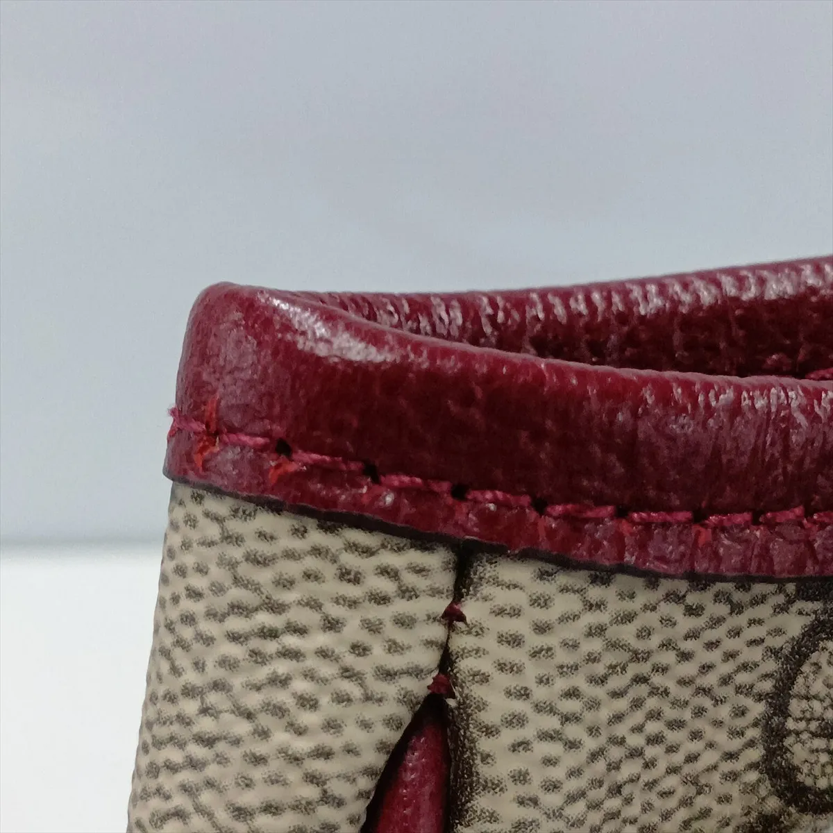 GG Supreme Ophidia 836849 PVC x Leather Tote Bag Beige x Bordeaux — view 13