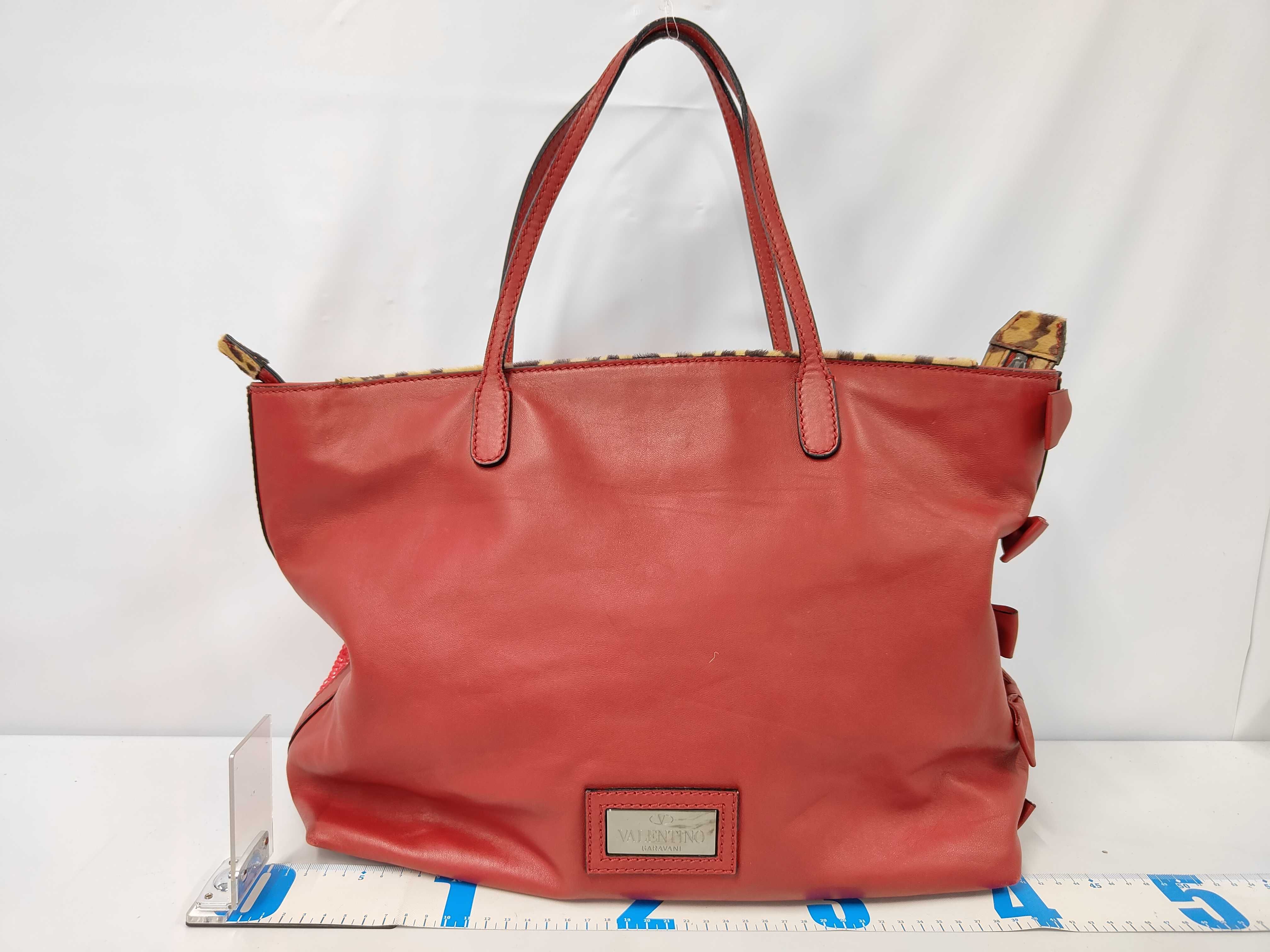 Sequin x Calf Hair x Ribbon Tote Bag — view 2