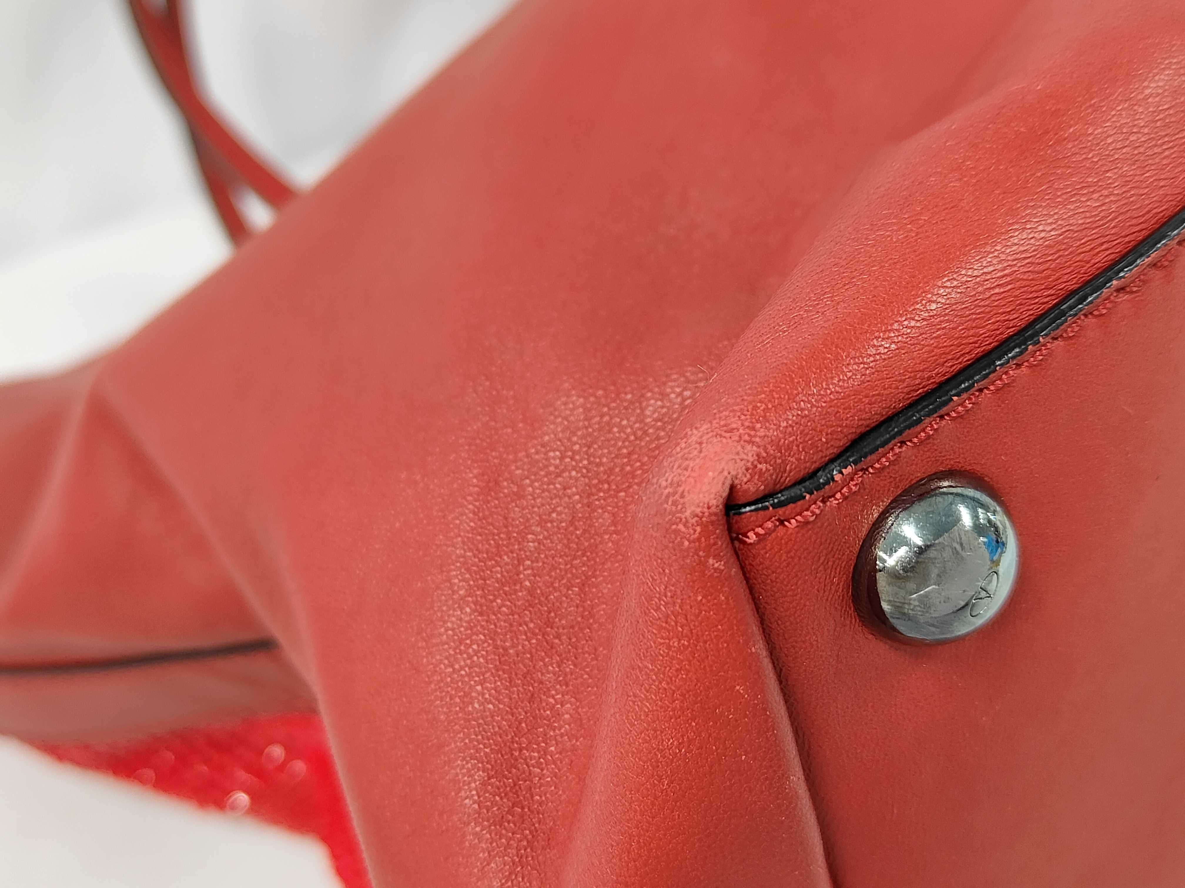 Sequin x Calf Hair x Ribbon Tote Bag — view 4