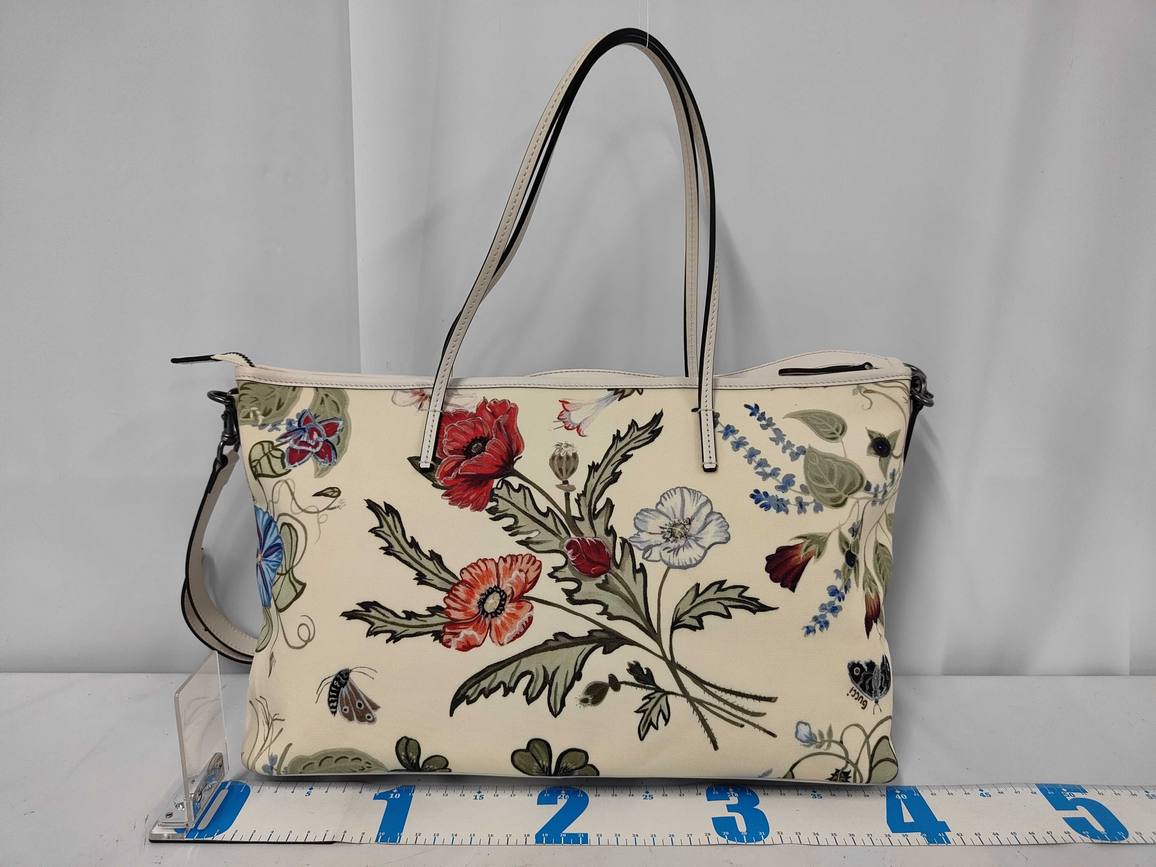 Flora Floral 2-Way Handbag Blue 353437 Tote Bag — view 2