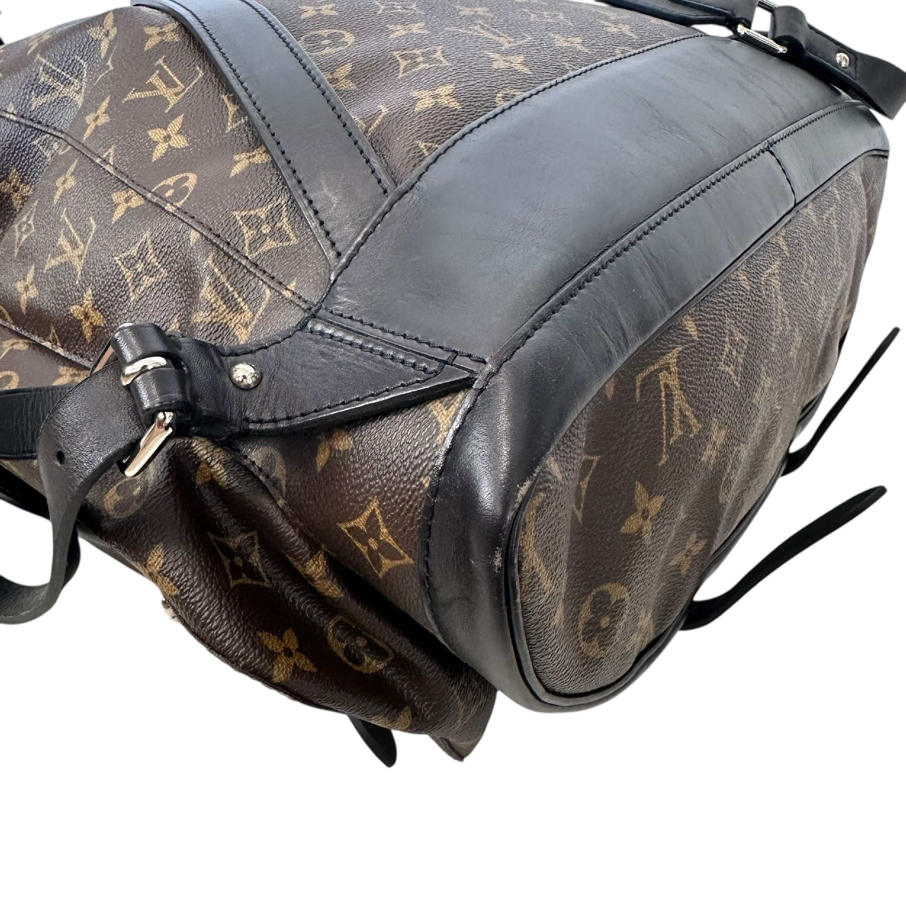 Christopher GM Leather Backpack, VIP Limited Edition, Monogram Macassar, M92295 — view 7