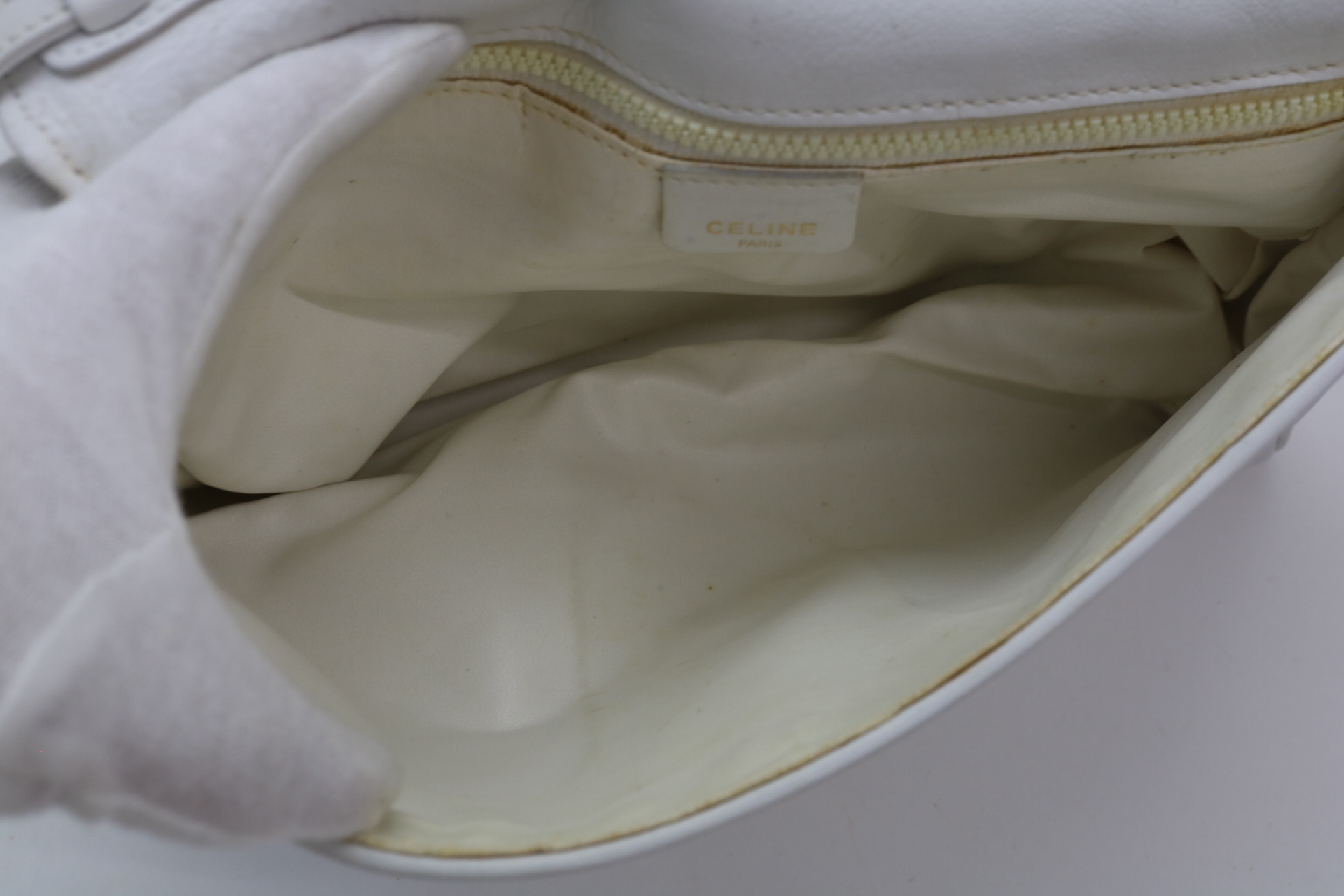 Triomphe Leather Shoulder Bag — view 9