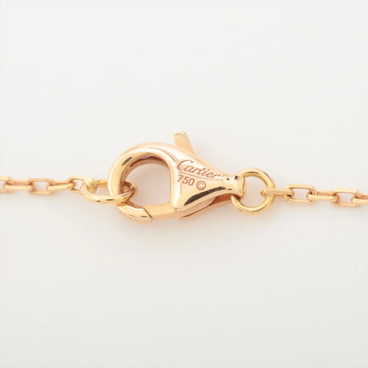 Logo Double C Pink Sapphire Necklace 750 (PG) 4.3g SE3611 — view 4