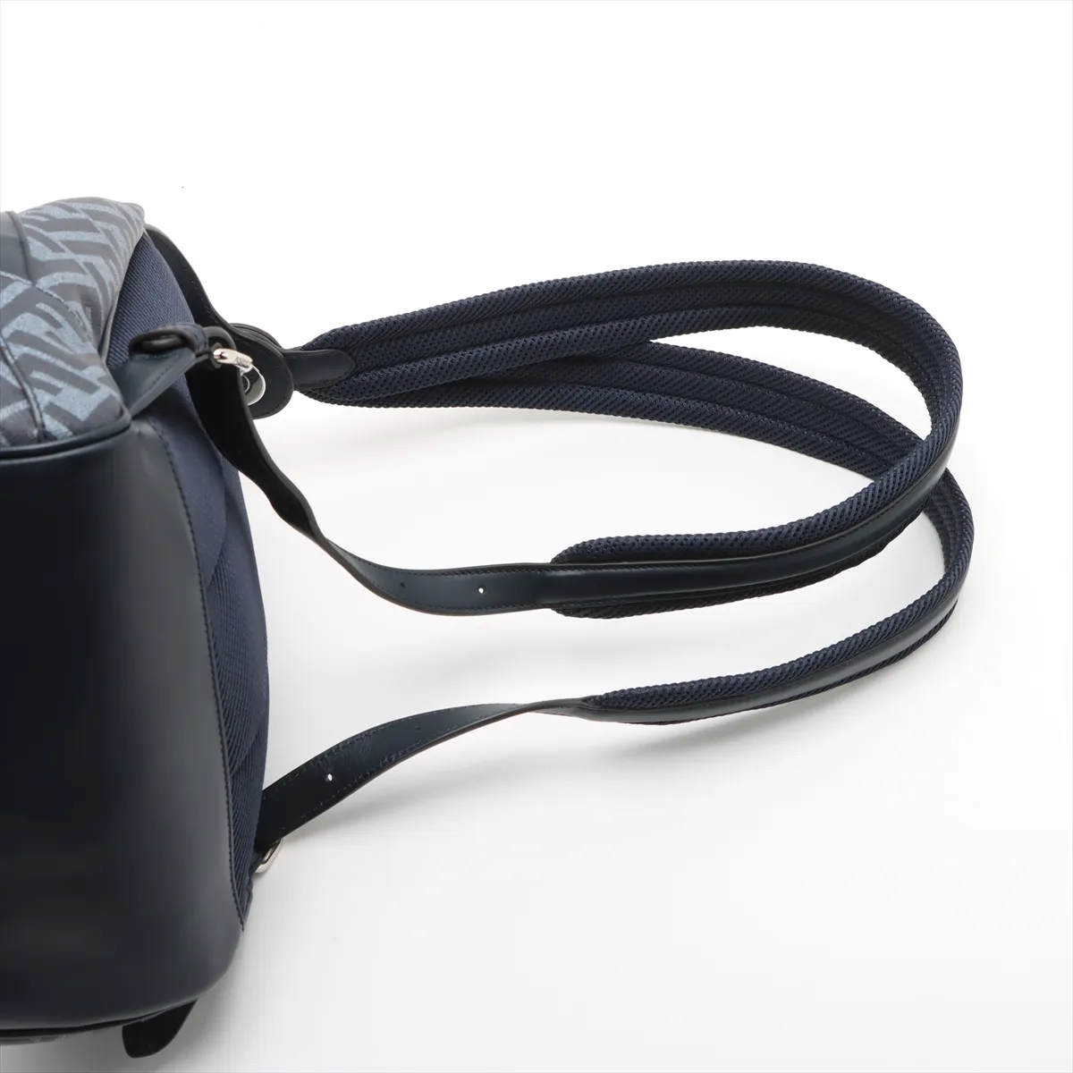 Zucca PVC x leather backpack/rucksack blue 7VZ077 — view 6