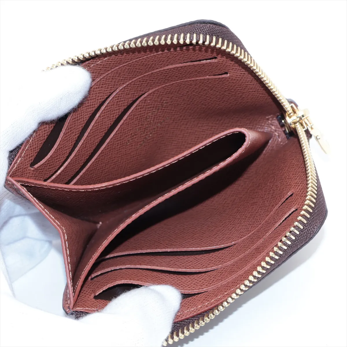 Monogram Portefeuille Noir Compact M83476 Armagnac Compact Wallet (RFID detected) — view 3