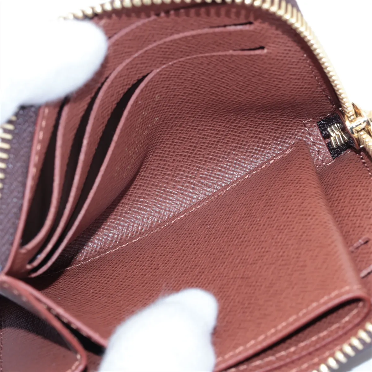 Monogram Portefeuille Noir Compact M83476 Armagnac Compact Wallet (RFID detected) — view 4