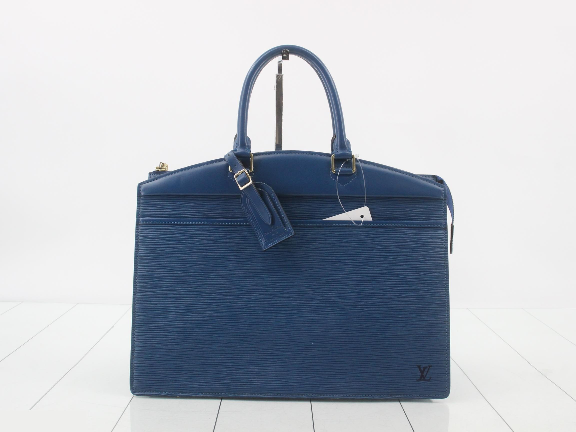 Epi Riviera Toledo Blue Business Bag
