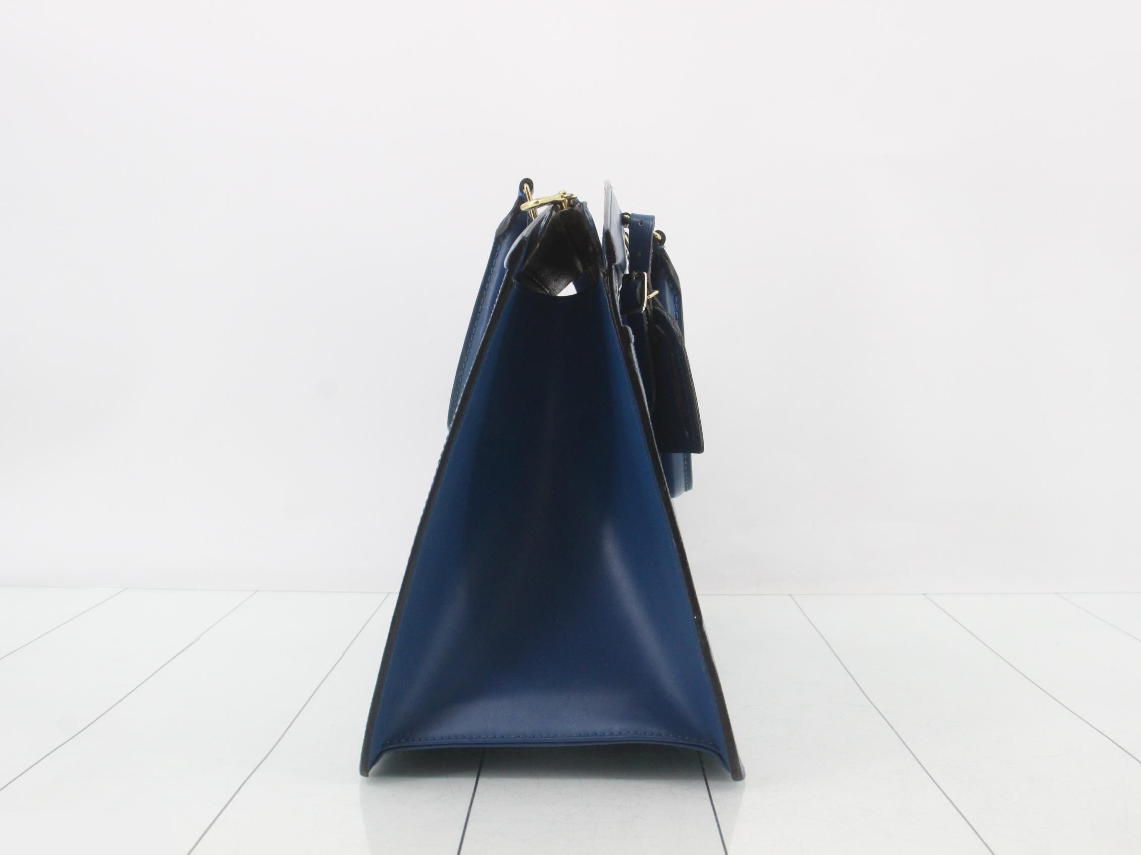 Epi Riviera Toledo Blue Business Bag — view 4