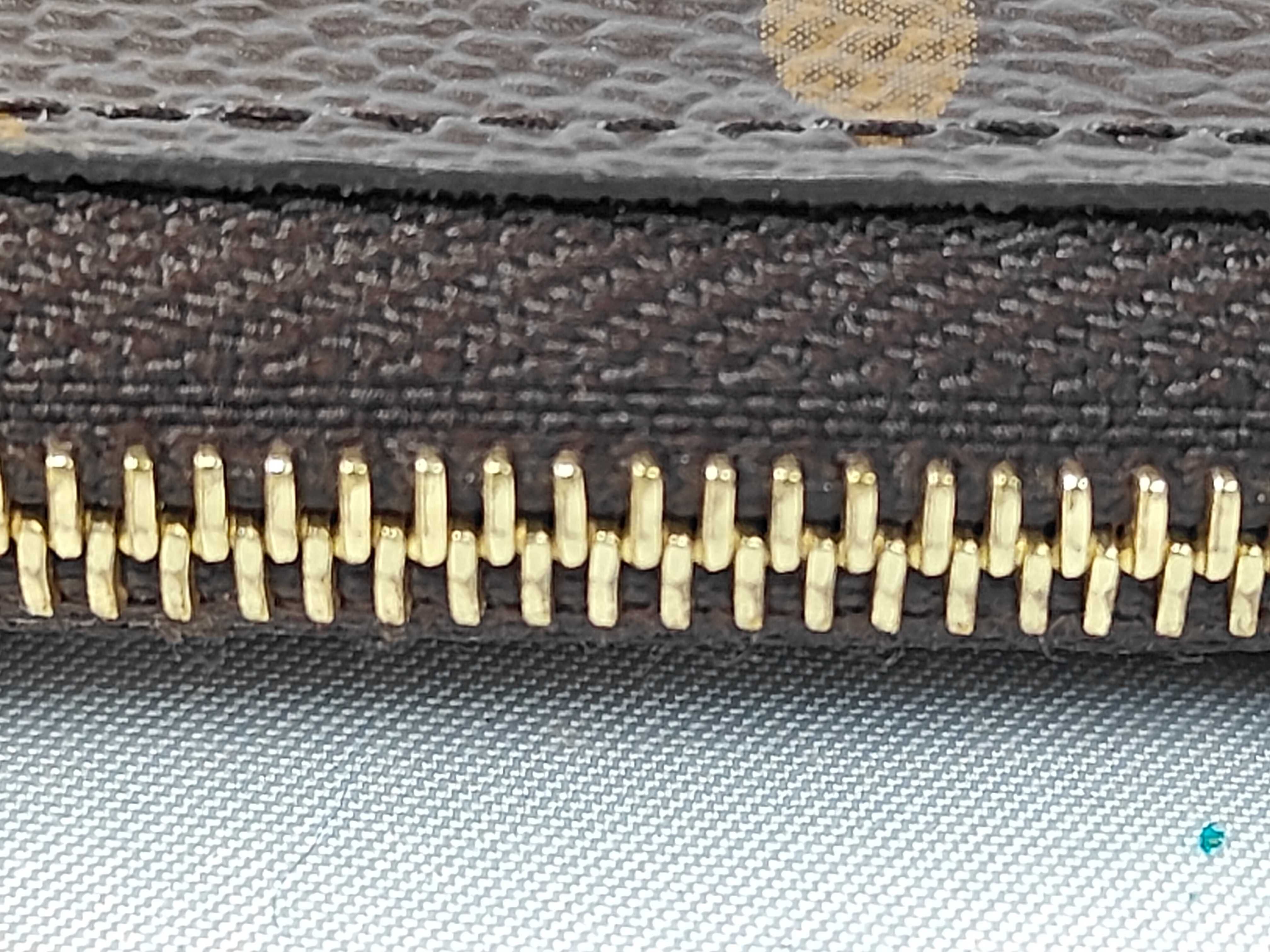 Monogram Louis Vuitton Monogram Portefeuille Noir M83612 Olympe Blue Coin Case — view 7