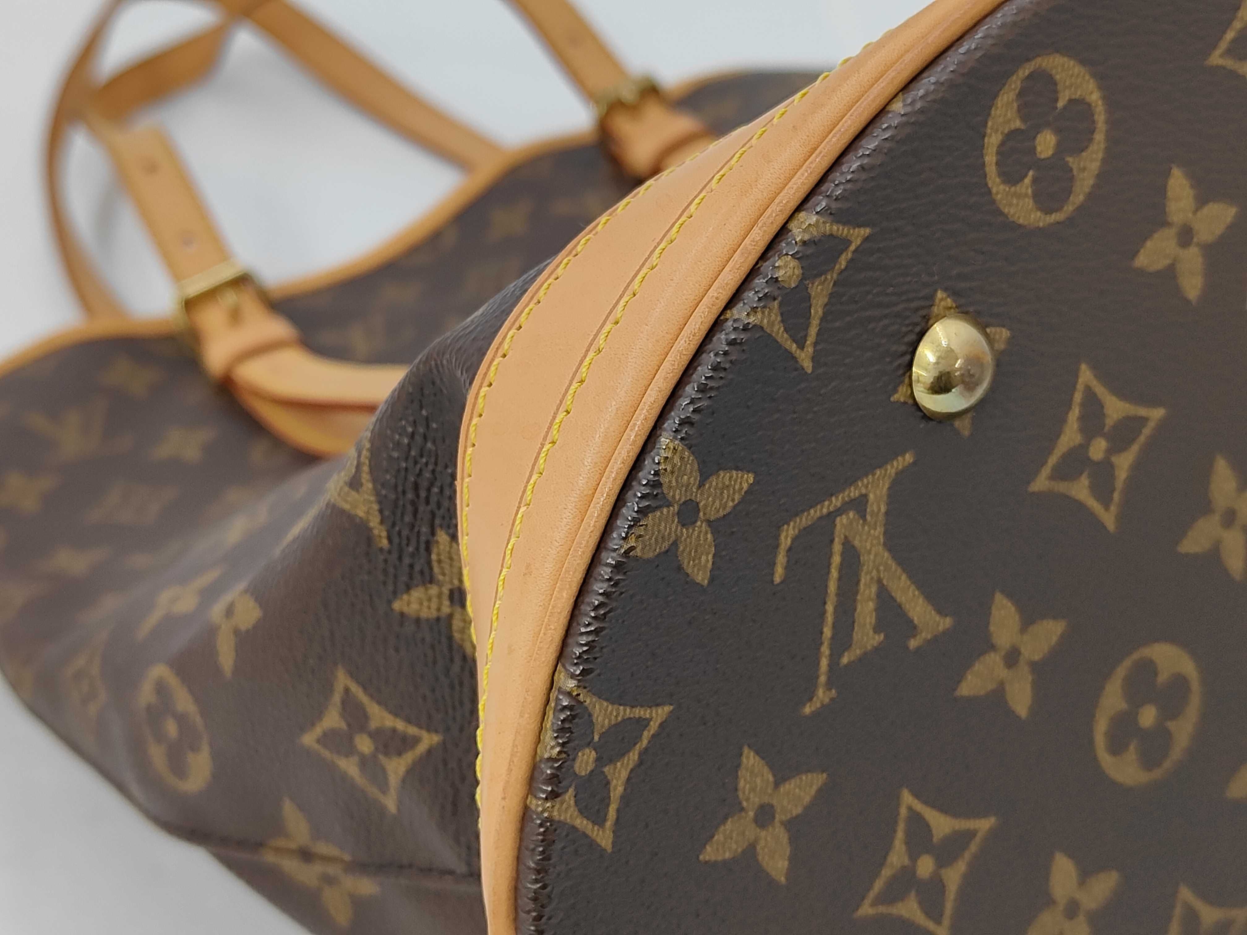 Monogram Louis Vuitton Bucket GM Tote Bag — view 6