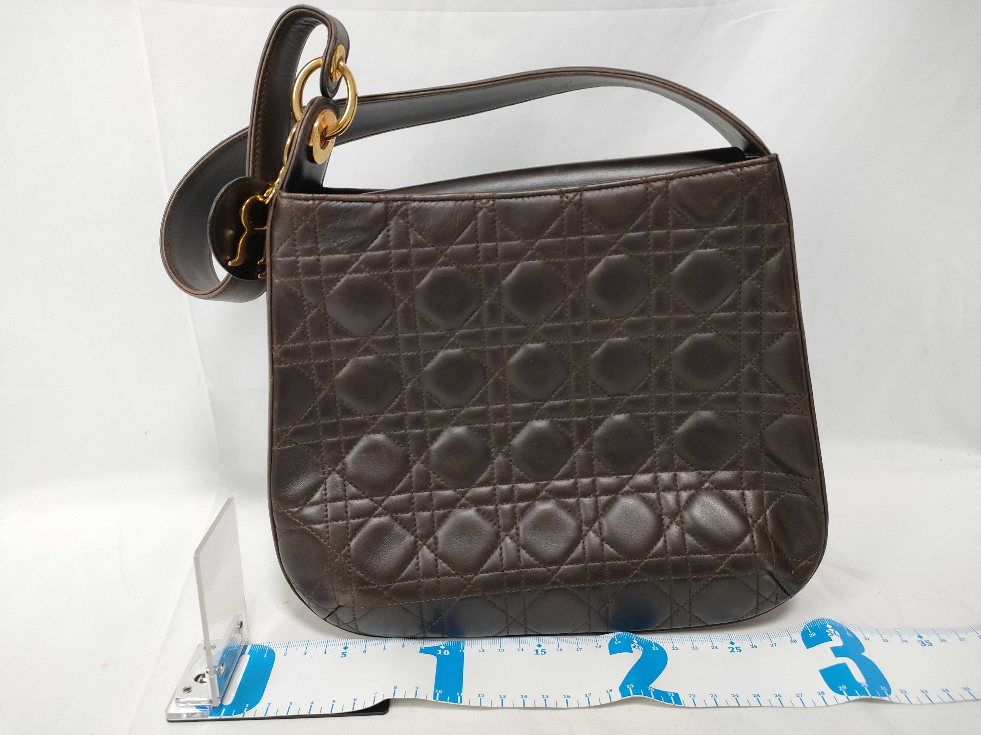 handbag with gold hardware, shoulder bag — view 2