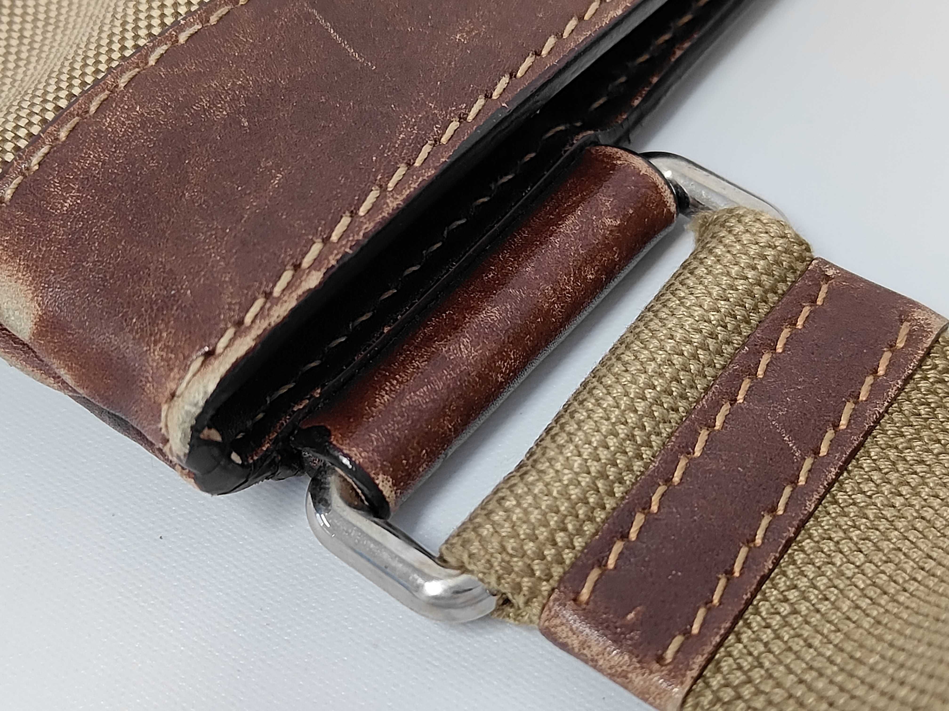Shoulder Bag Jacquard Canvas Leather Shoulder Bag — view 5