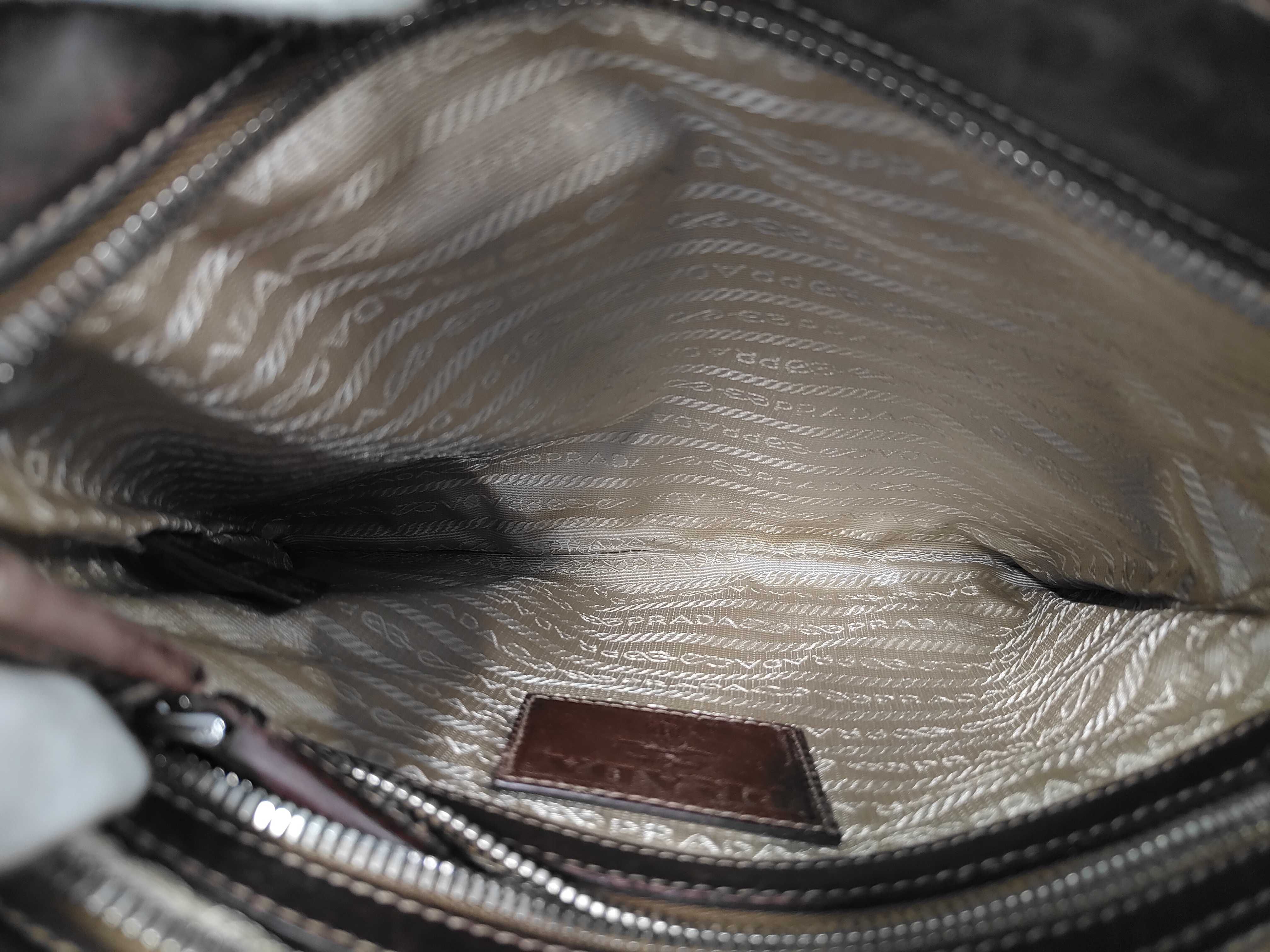 Shoulder Bag Jacquard Canvas Leather Shoulder Bag — view 9